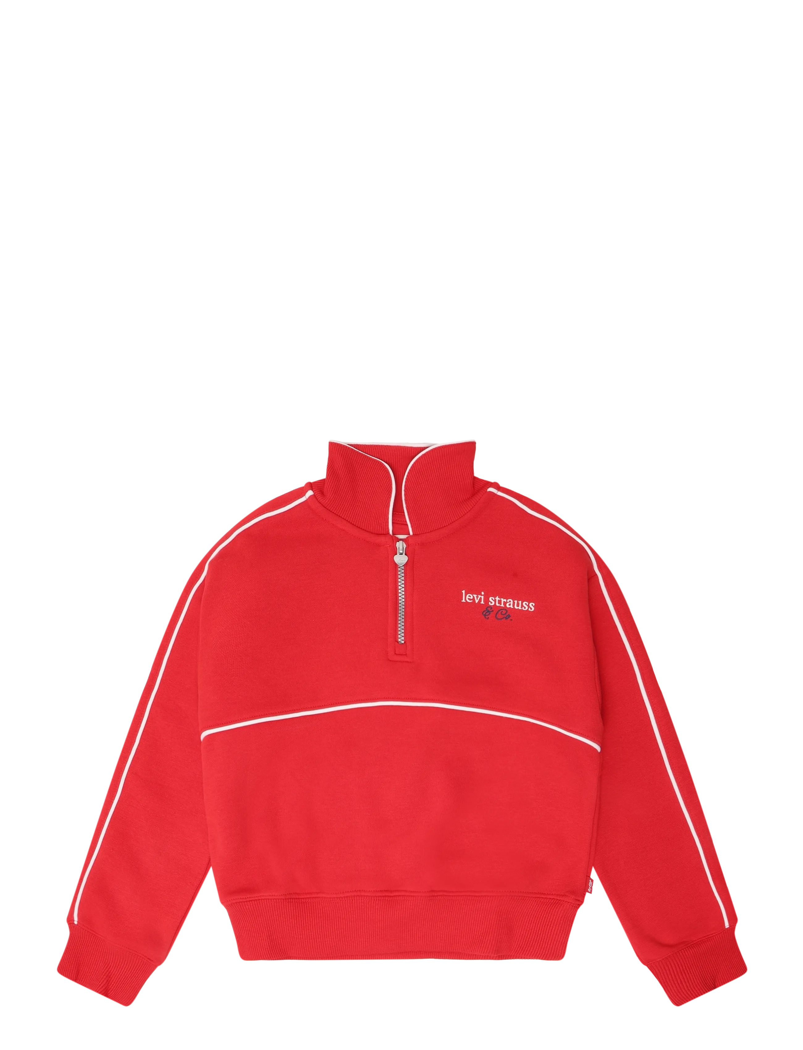 Levi's HZ-1/2 ZIP TOP - Teens 140-176 - MARS RED / red