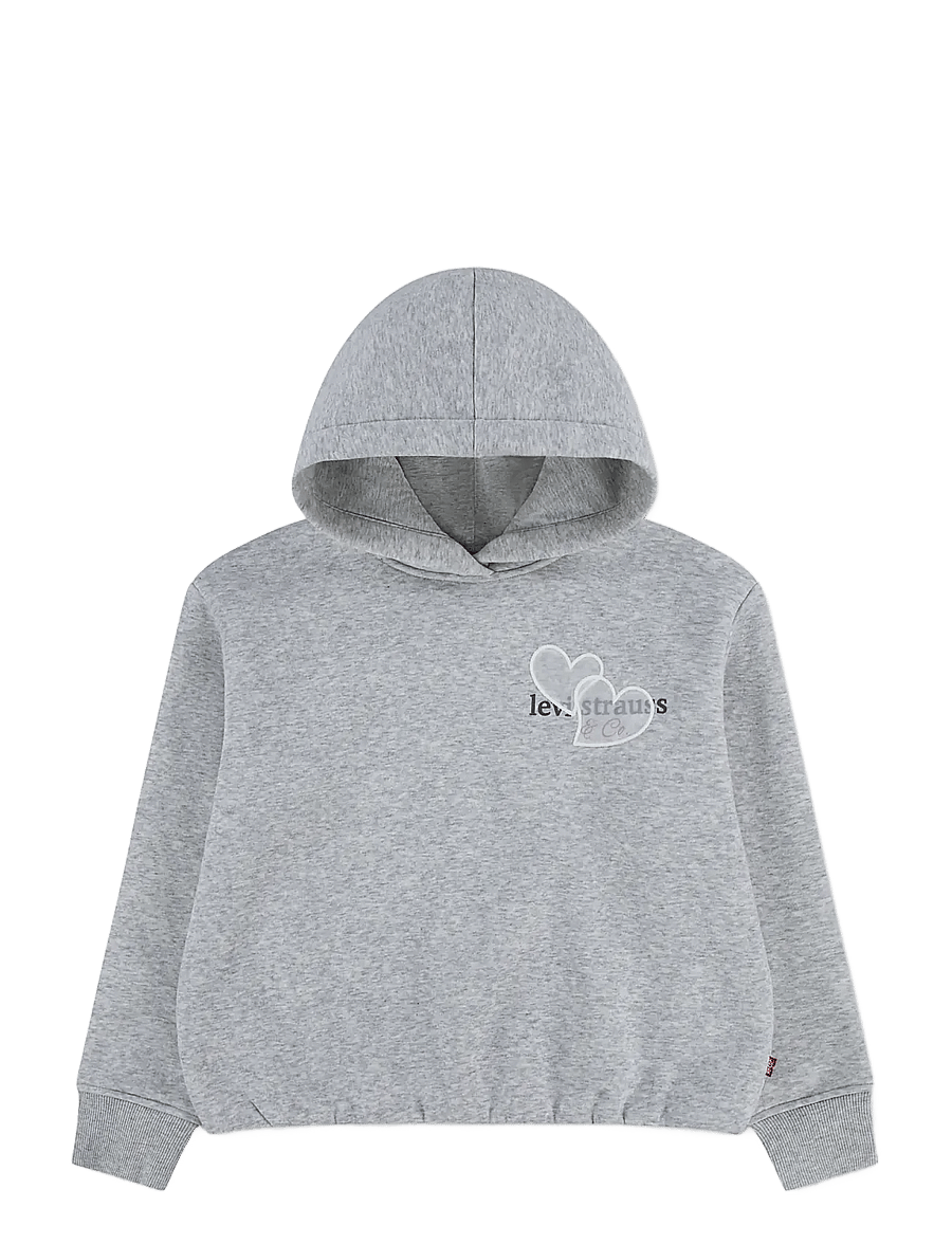 Levi's - PO-PULL-OVER HOODY - hættetrøjer - light gray heather - 0