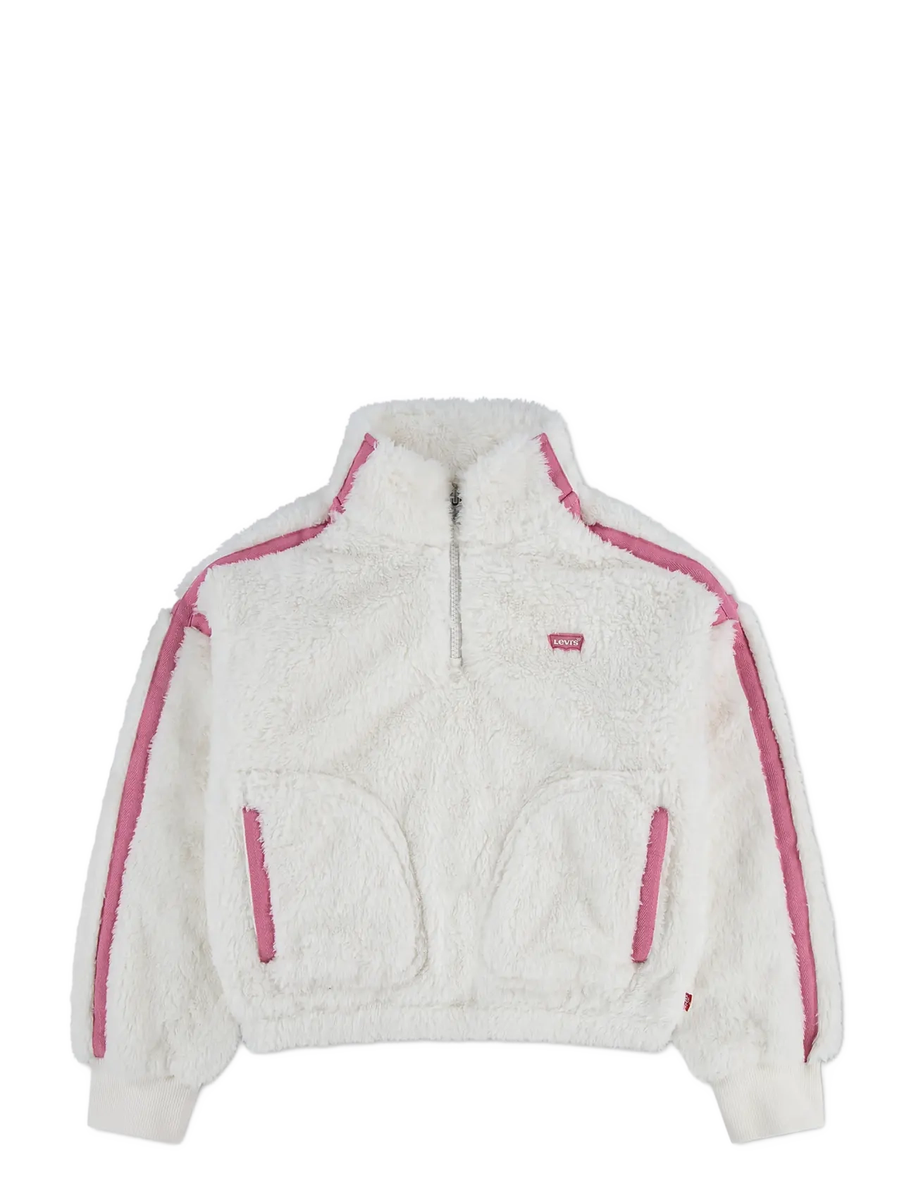 Levi's HZ-1/2 ZIP TOP - Teens 140-176 - WILD ROSE / cream