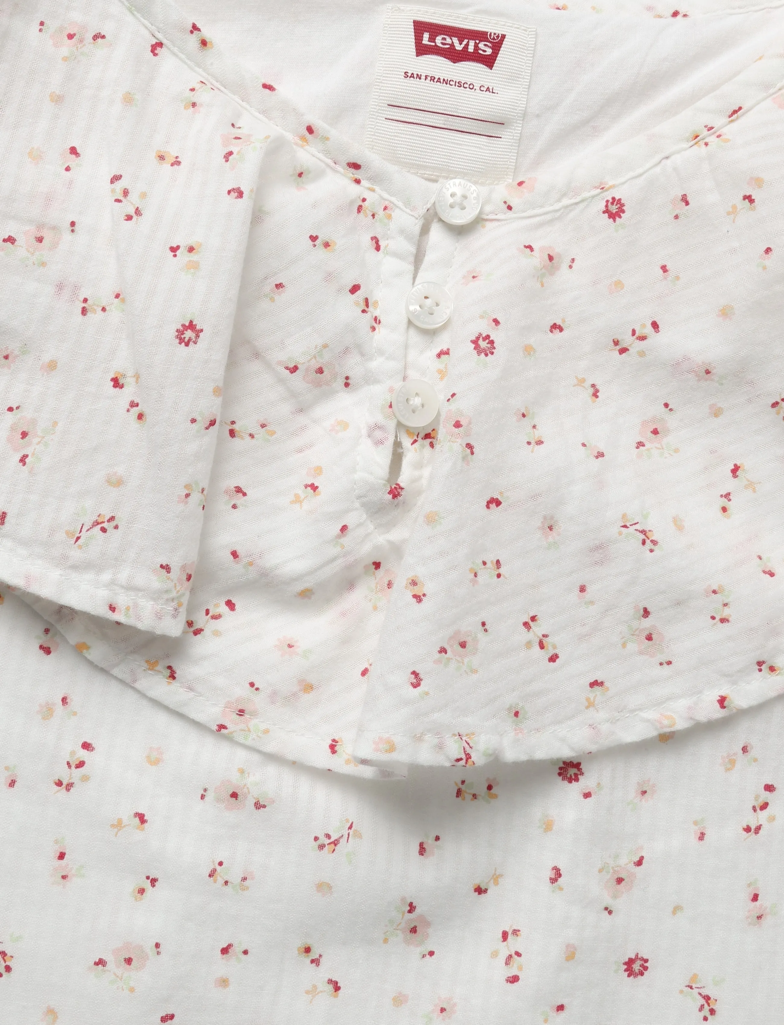 Levi's - LW-L/S WOVEN TOP - blusen & tuniken - levi's egret - 2
