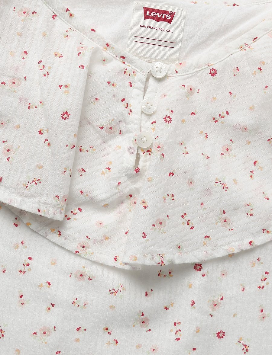 Levi's - LW-L/S WOVEN TOP - bluser & tunikaer - levi's egret - 2