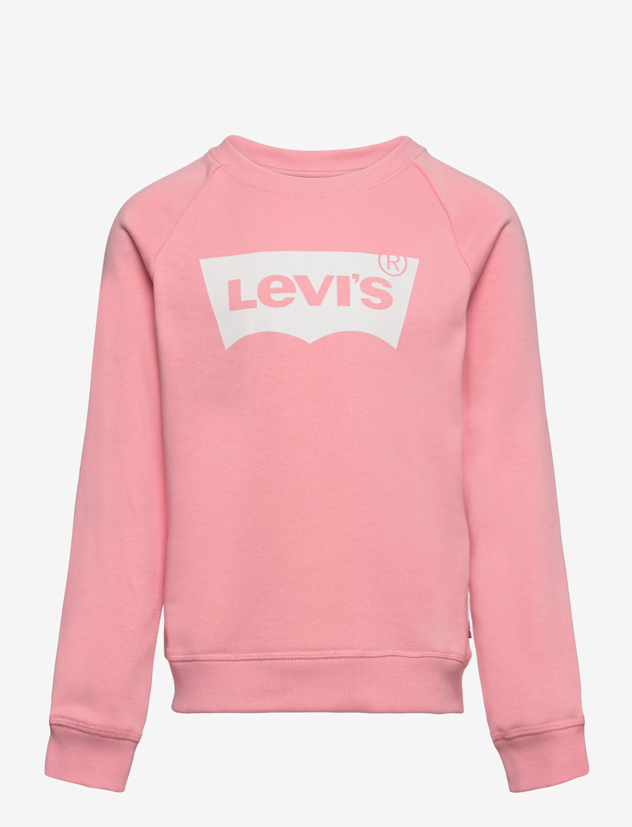Levi's - Levi's® Key Item Logo Crewneck Long Sleeve Tee - sweatshirts - pink - 0