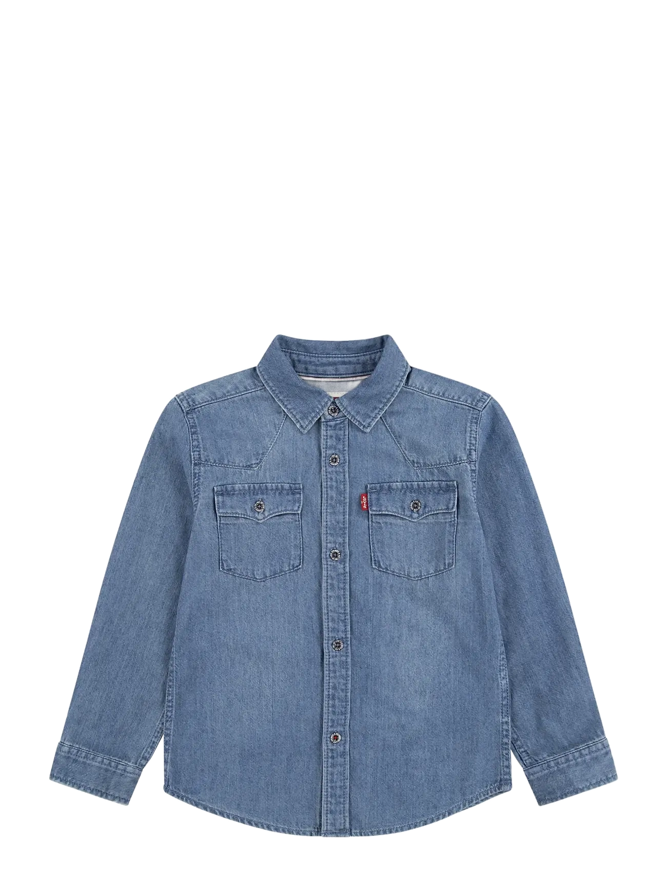 Levi's Barstow Western Shirt, 80, Oberteile, Blau - Shirts, Kinder