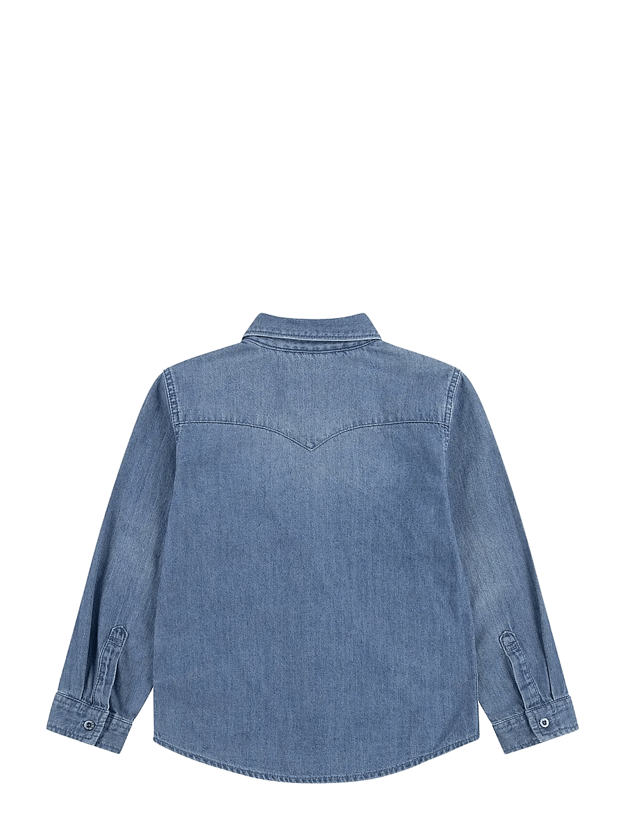 Levi's - LVB-BARSTOW WESTERN SHIRT / LVB BARSTOW WESTERN SHIRT - långärmade skjortor - turquoise - 1