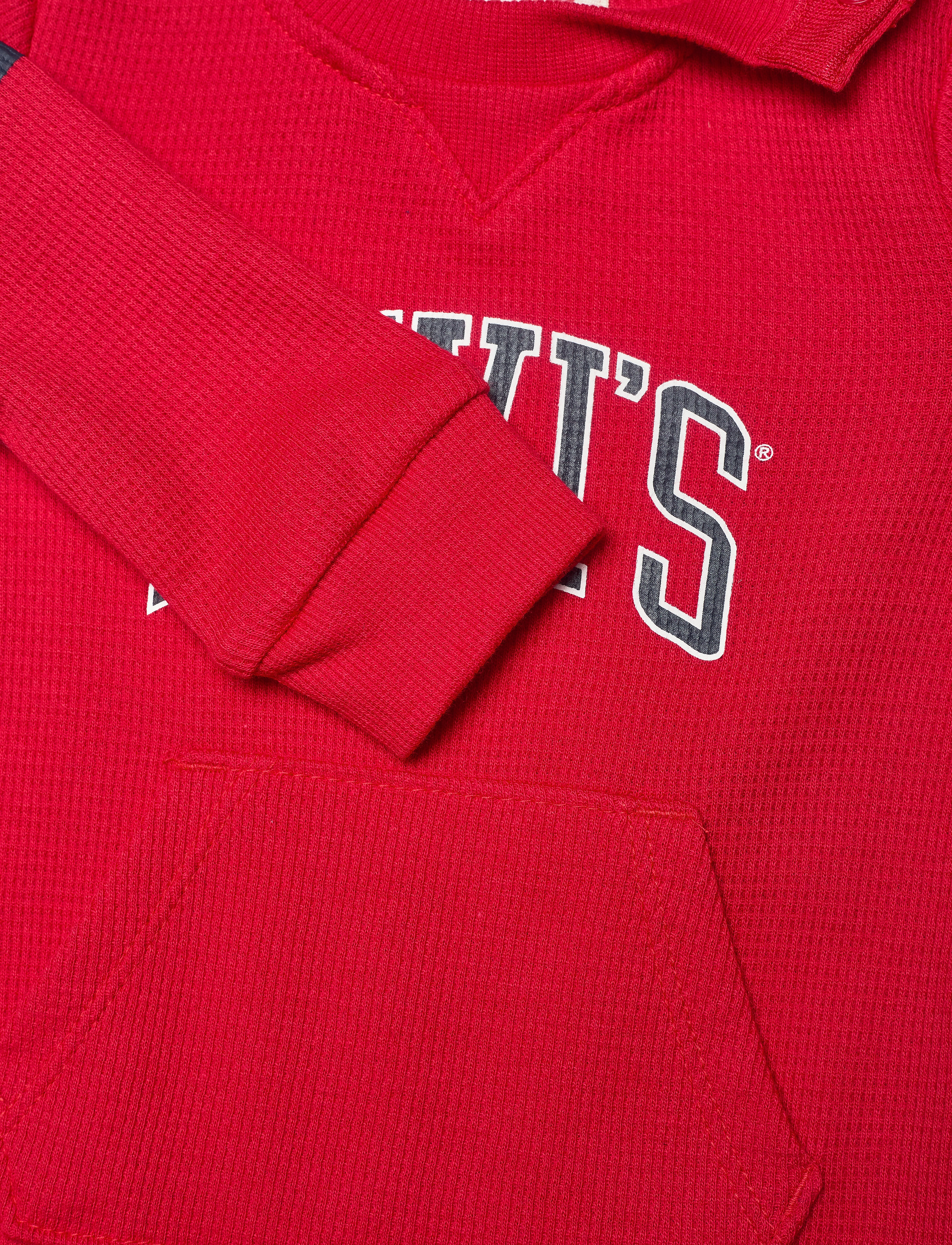 Levi's - LVN COLLEGIATE KNIT COVERALL - super red - 2