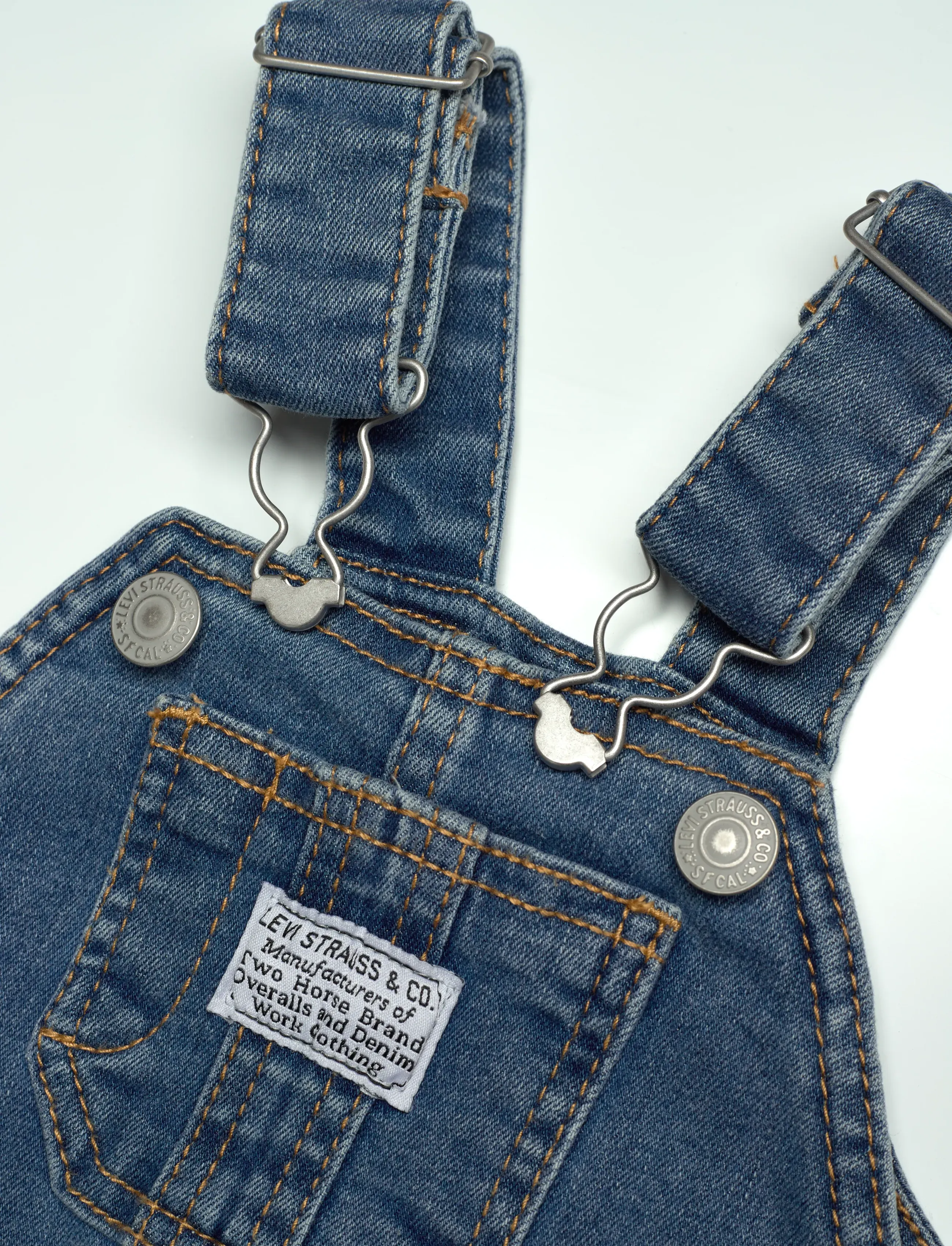 Levi's - Levi's® Denim Shortalls - kelnės su petnešomis - indigo champion - 2
