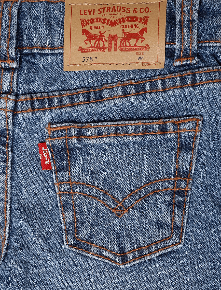 Levi's - PX-DENIM PANTS - vabaaja lühikesed püksid - blazing blue - 3