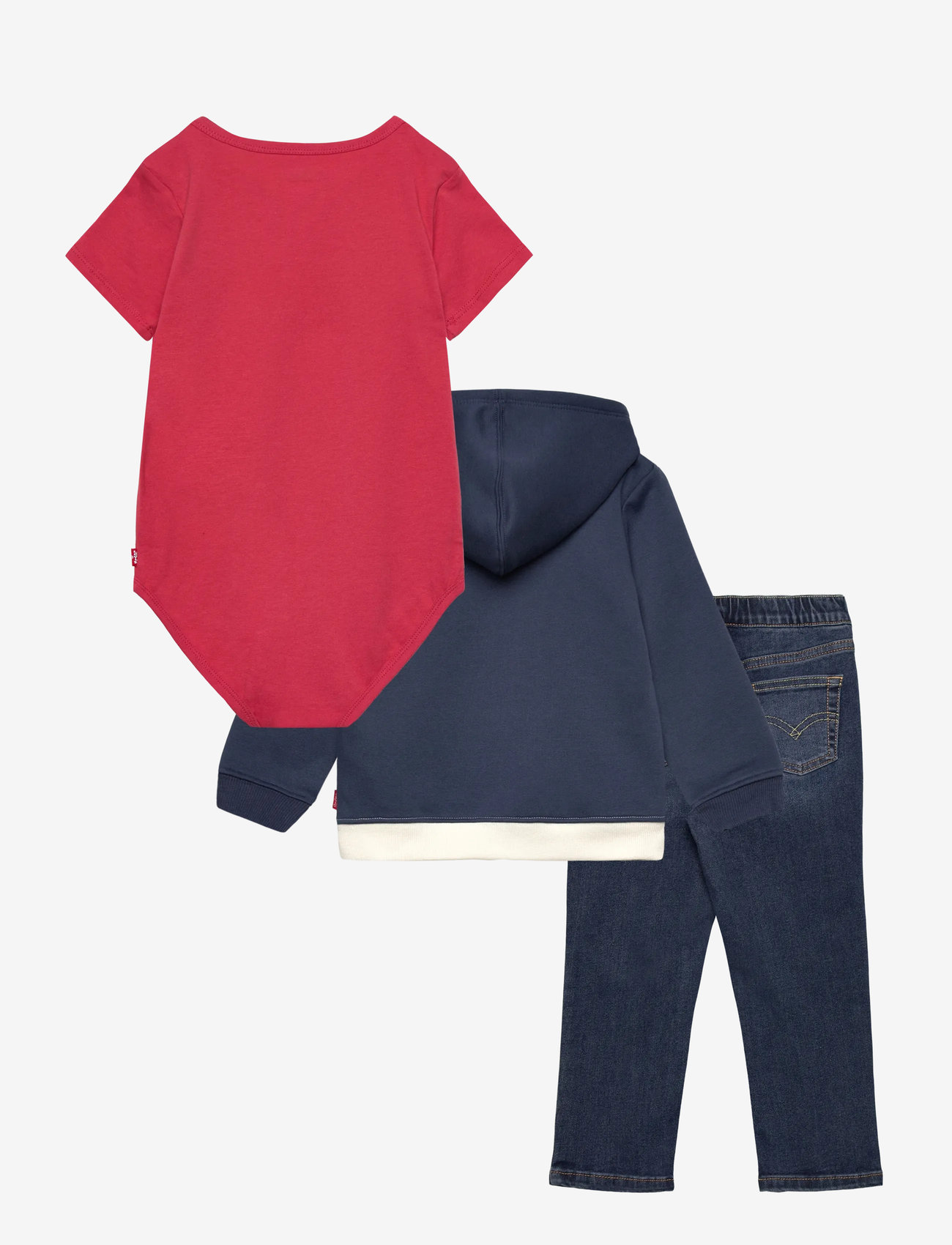 Levi's - Levi's® Bodysuit, Zip Hoodie and Jeans 3-Piece Set - sets with body - big dipper - 1