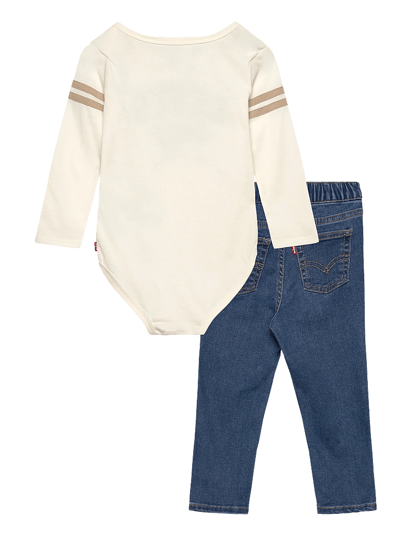 Levi's - Levi's® Football Bodysuit and Jeans 2-Piece Set - sets mit body - levi's egret - 1