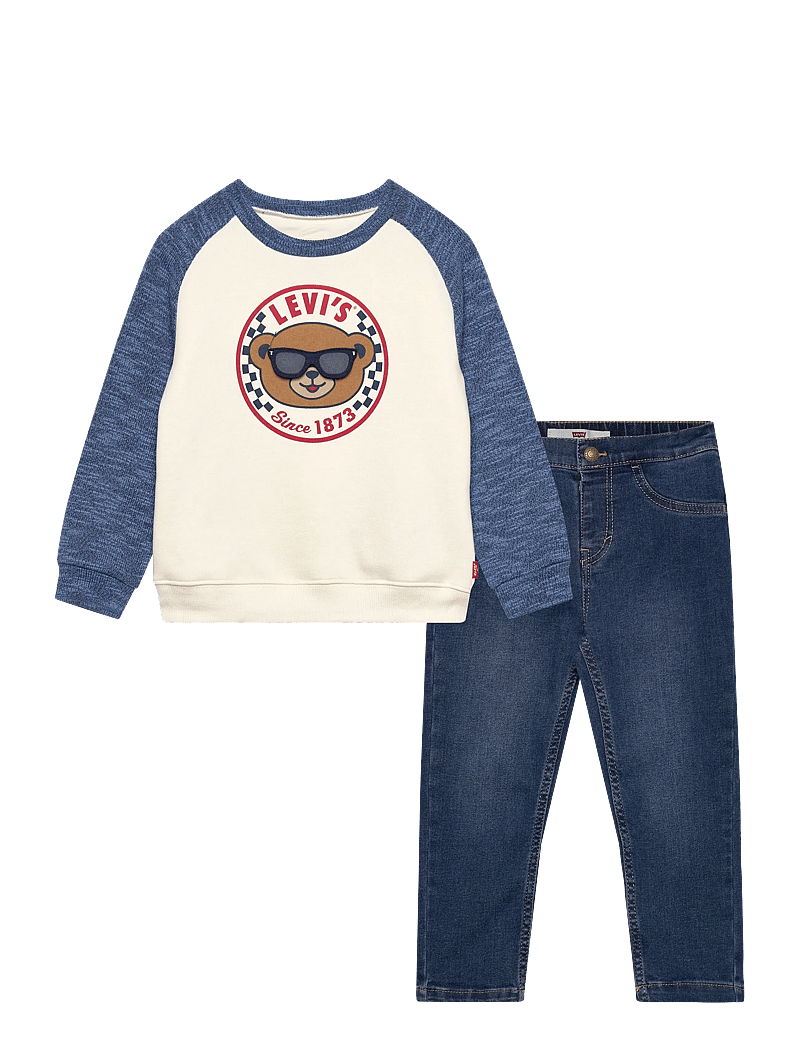 Levi's - WF-WOVEN PANT SET - sæt med langærmet t-shirt - big dipper - 0