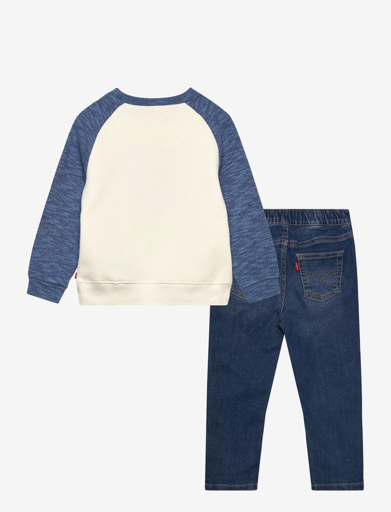 Levi's - Levi's® Moto Crewneck and Jeans 2-Piece Set - pikkade varrukatega t-särkide komplektid - big dipper - 1