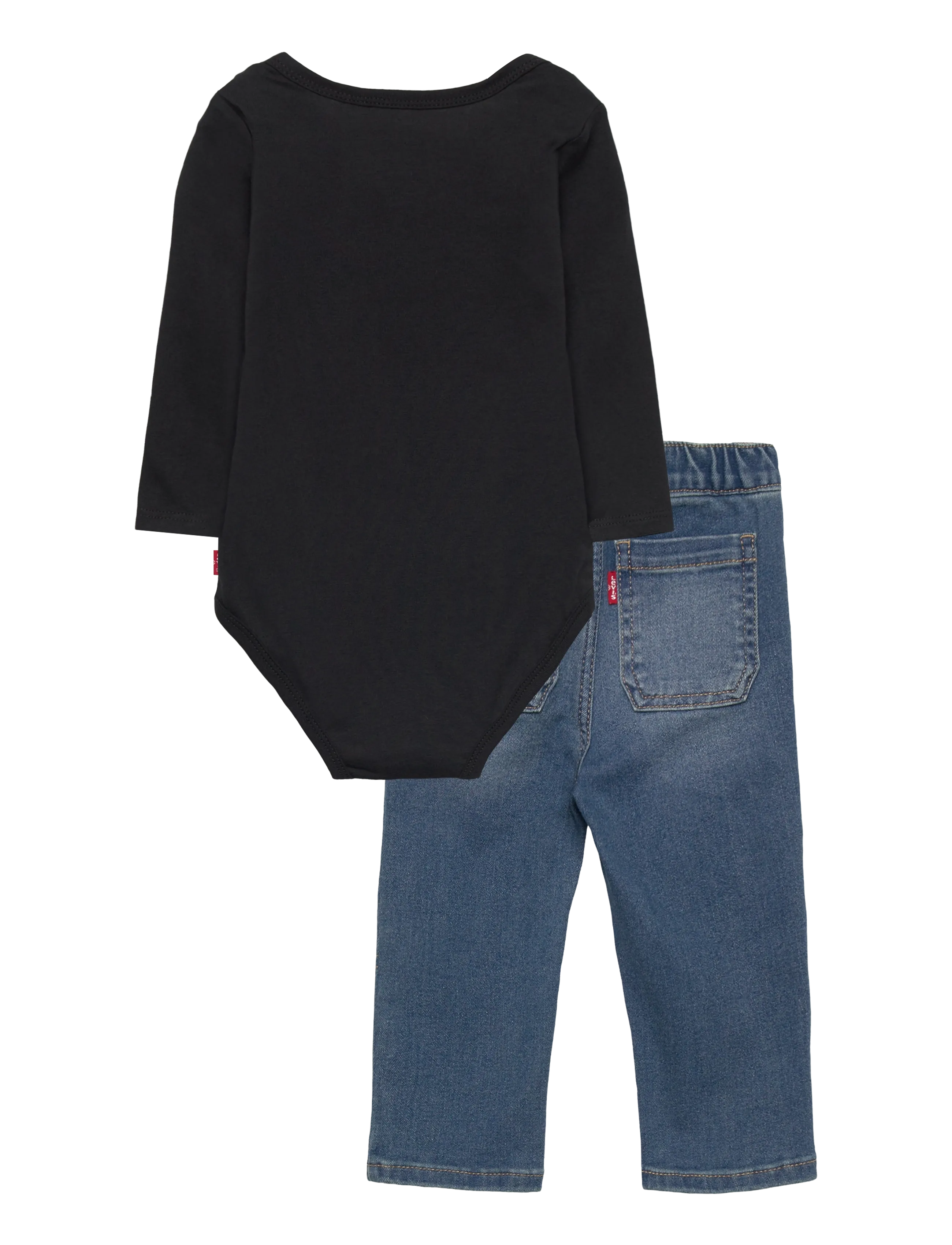 Levi's - Levi's® Bearrito Bodysuit and Jeans 2-Piece Set - set med body - jet black - 1