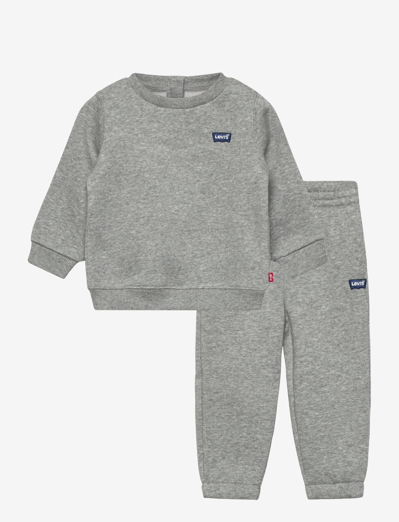 Levi's - Levi's® Core Batwing Crewneck and Jogger Pants 2-Piece Set - joggingsæt - grey heather - 0