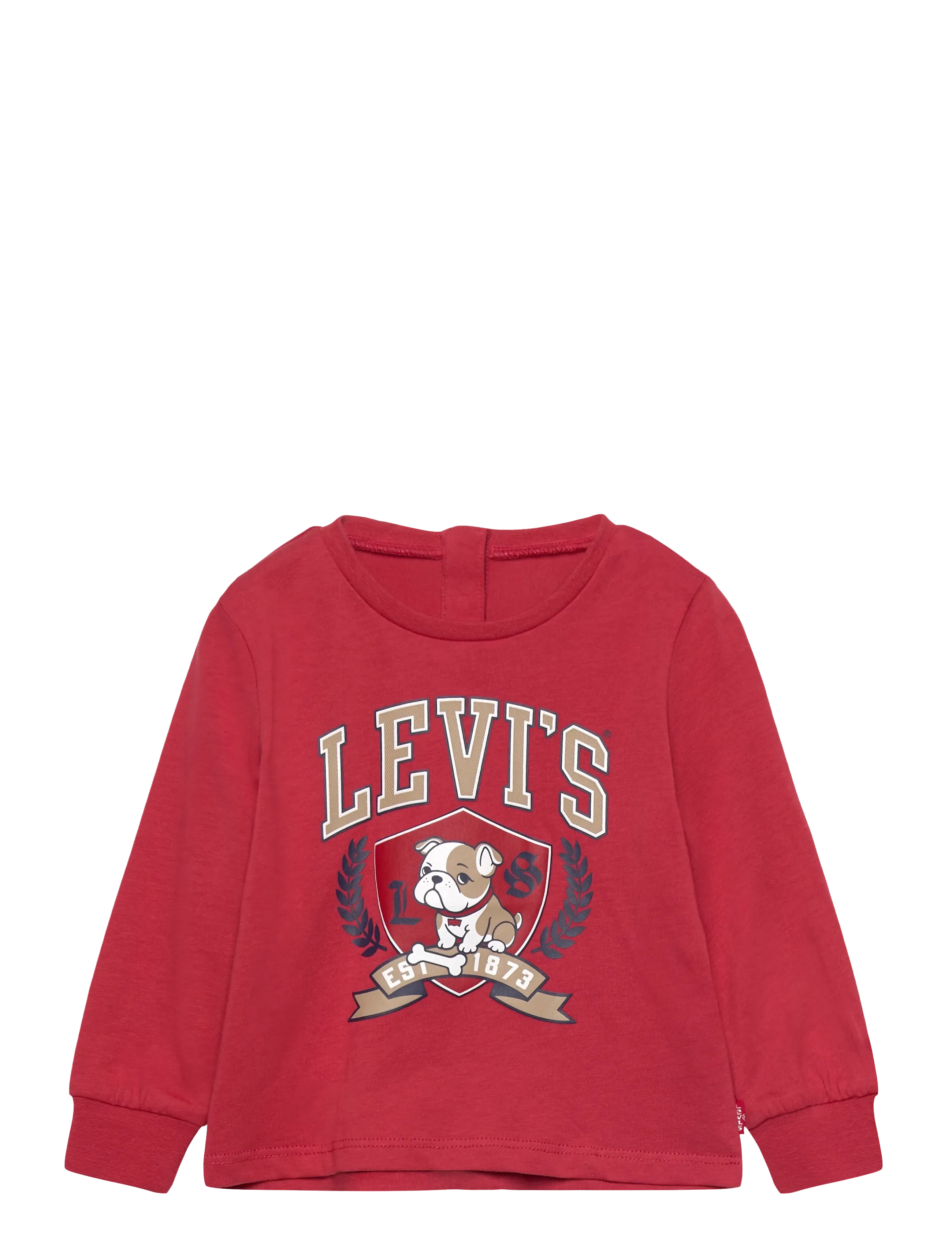 LEVI'S Levi's Bulldog Logo Lange Ärmel Tee Rot - 80 - Kinder
