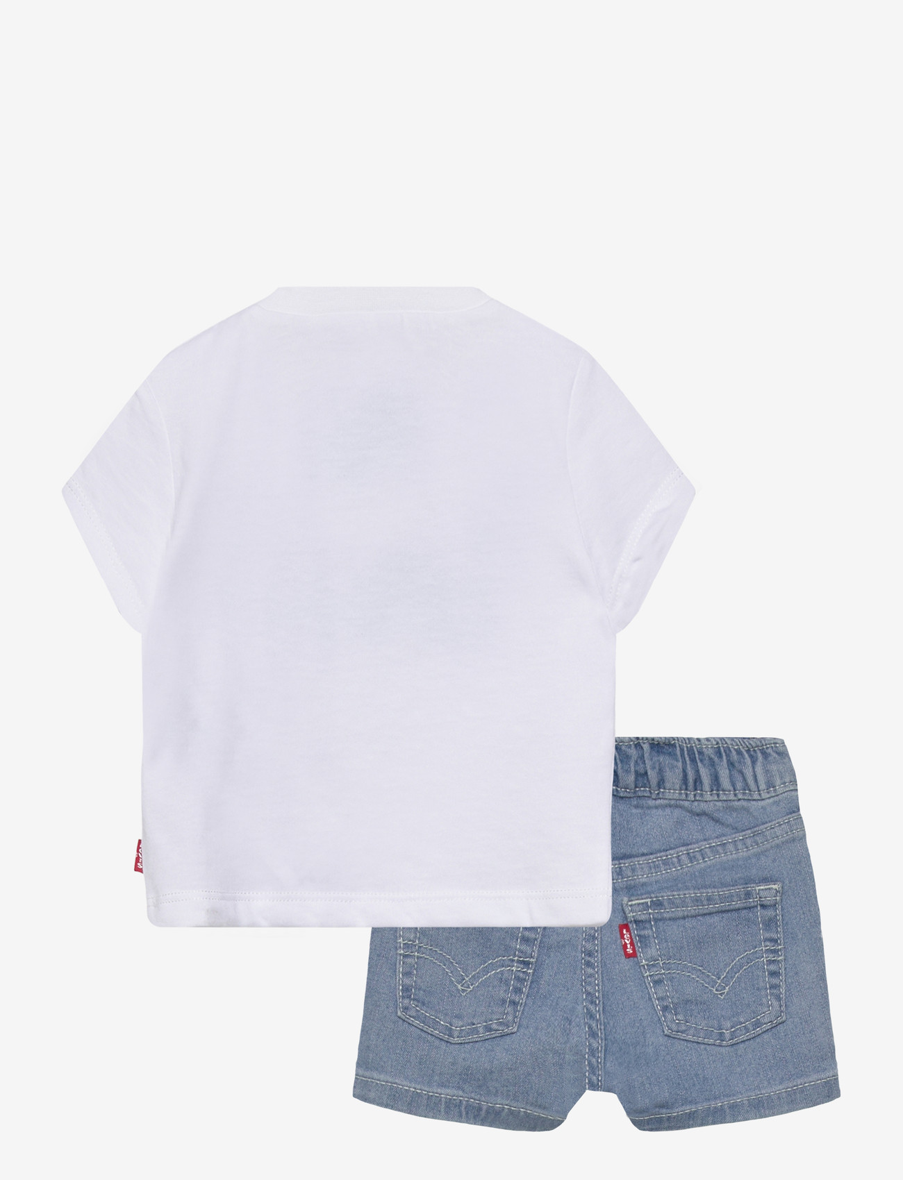 Levi's - LVB HD AOP LOGO TEE & SHORT SE - sets mit kurzärmeligem t-shirt - bright white - 1