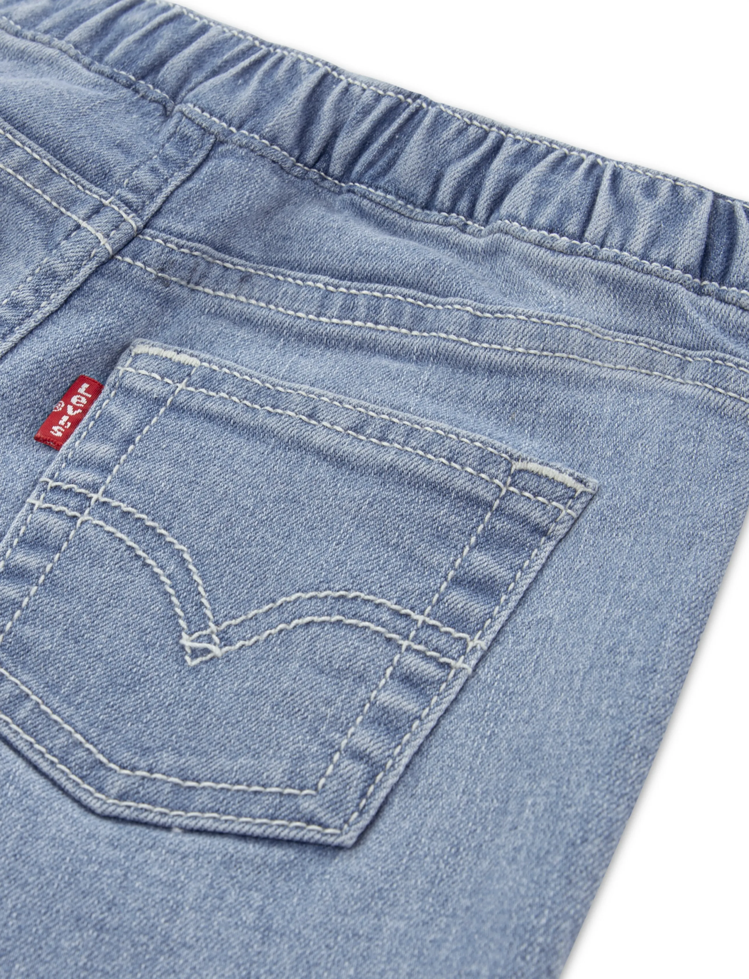 Levi's - Levi's® Logo Tee and Denim Shorts 2-Piece Set - sæt med kortærmet t-shirt - bright white - 4