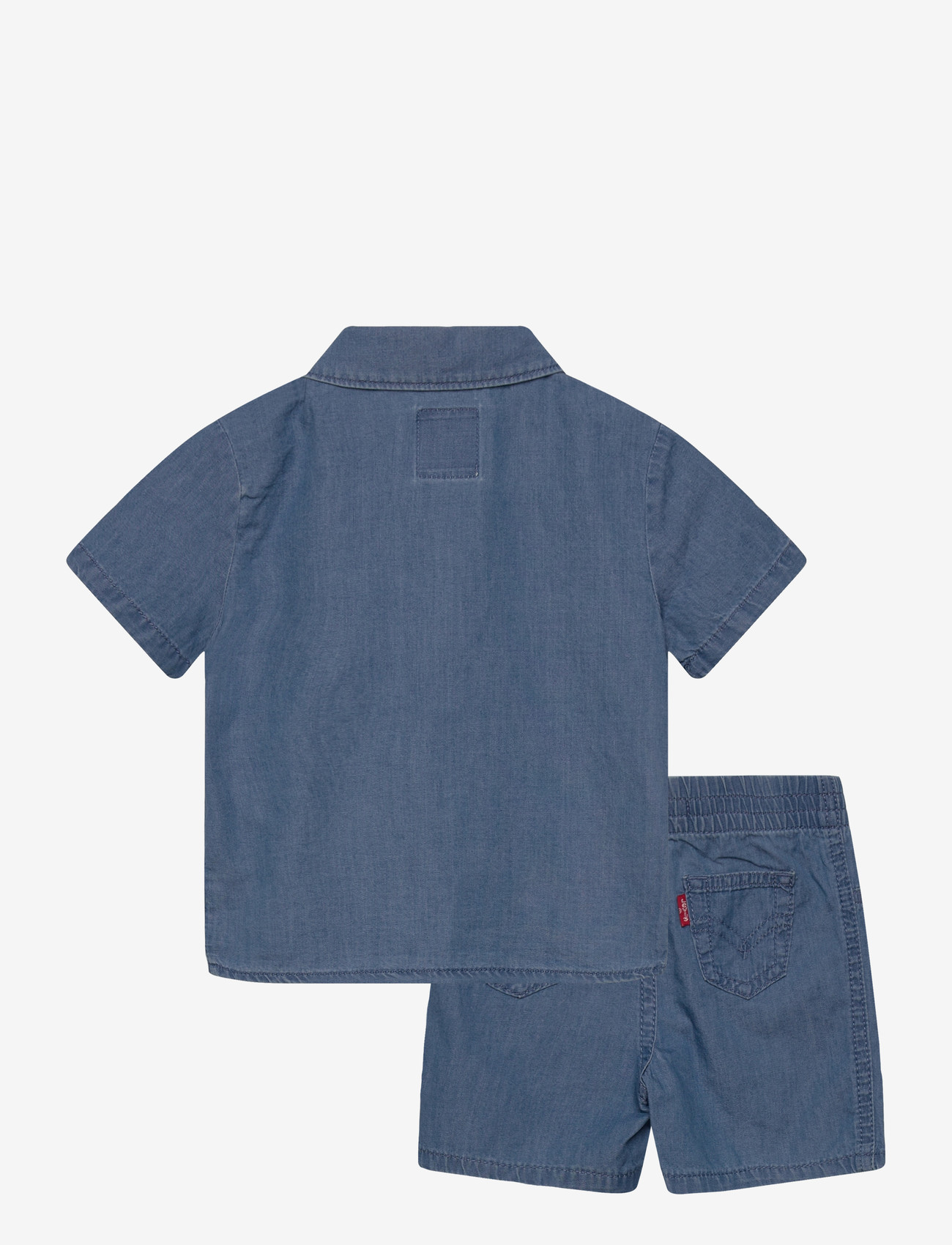 Levi's - Levi's® Western Denim Shirt and Shorts 2-Piece Set - sets with short-sleeved t-shirt - thrifted - 1