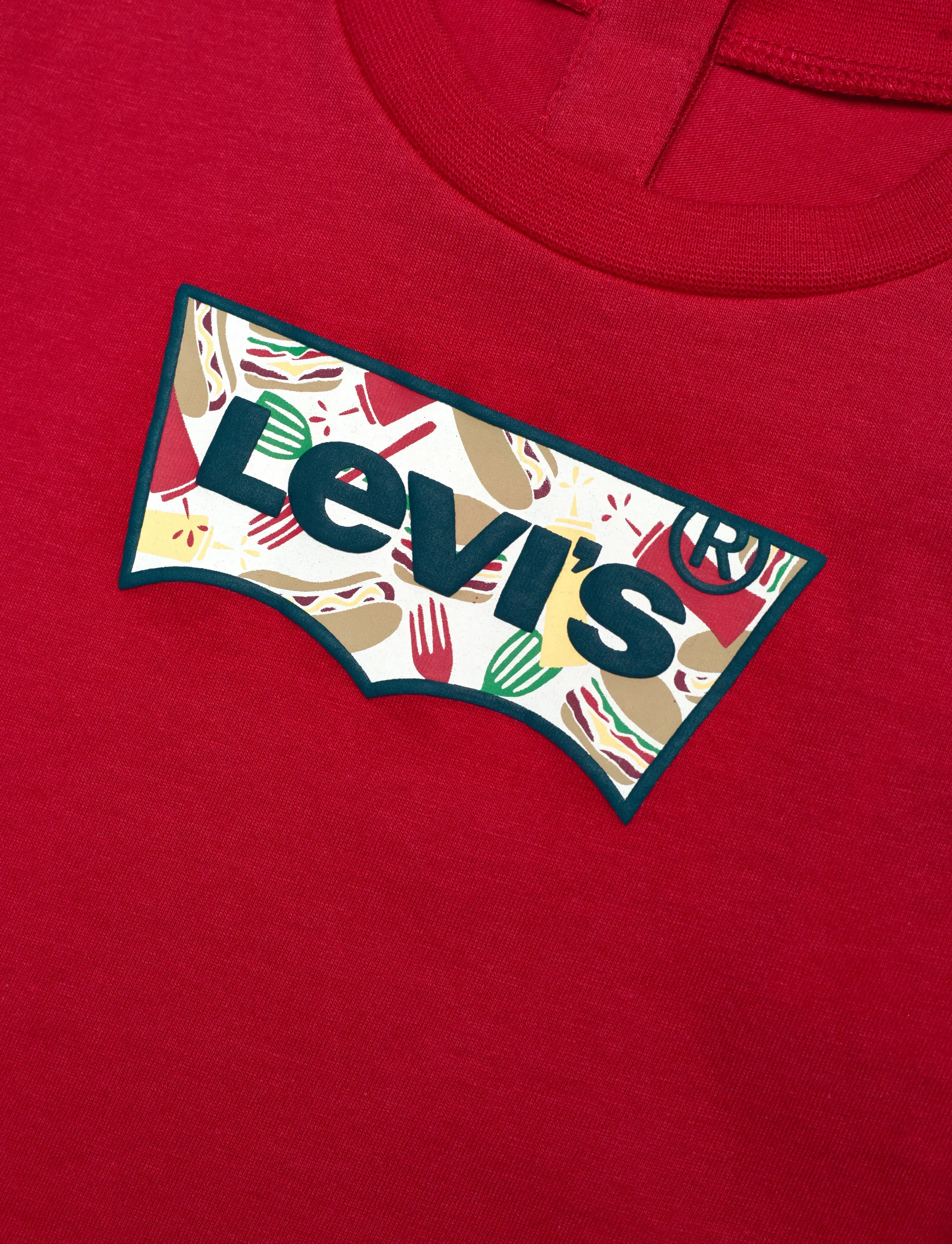 Levi's - Levi's® Barbecue Batwing Tee - krótki rękaw - urban red - 2
