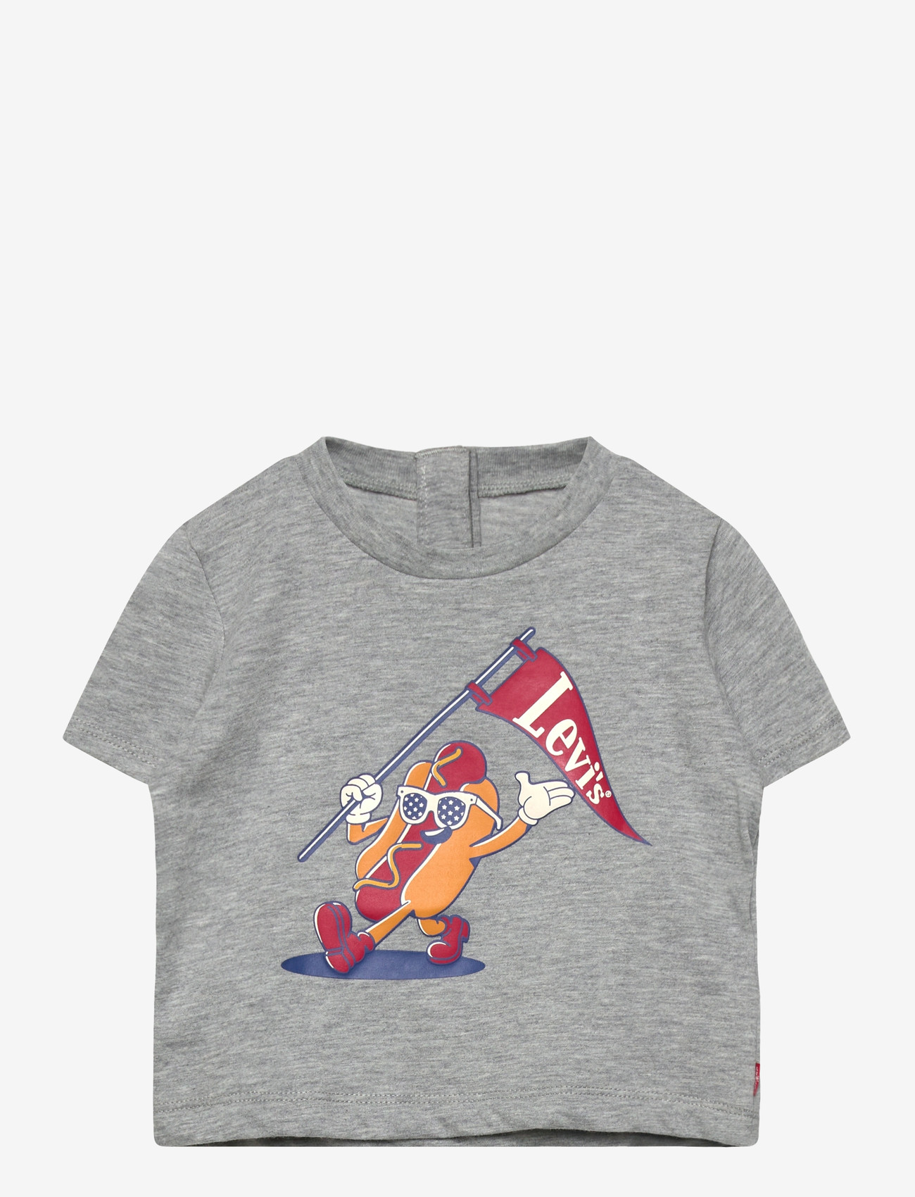 Levi's - Levi's® Parading Hot Dog Tee - kortärmade t-shirts - grey heather - 0