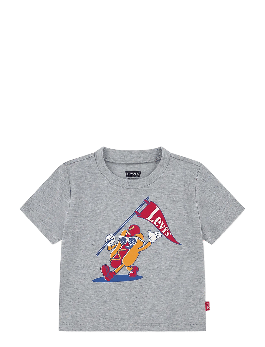 Levi's - Levi's® Parading Hot Dog Tee - kurzärmelige - grey heather - 0