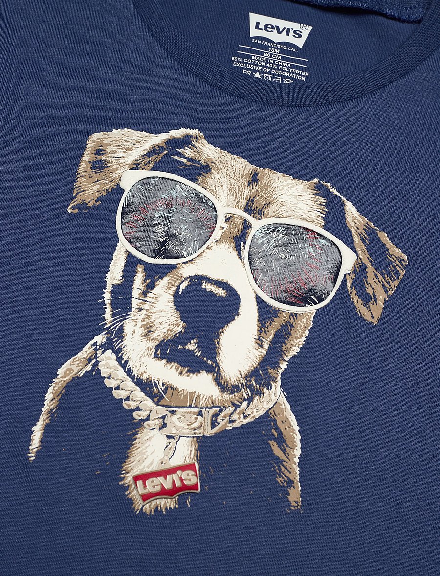 Levi's - Levi's® Patriotic Pup Tee - lühikeste varrukatega t-särgid - true navy - 2