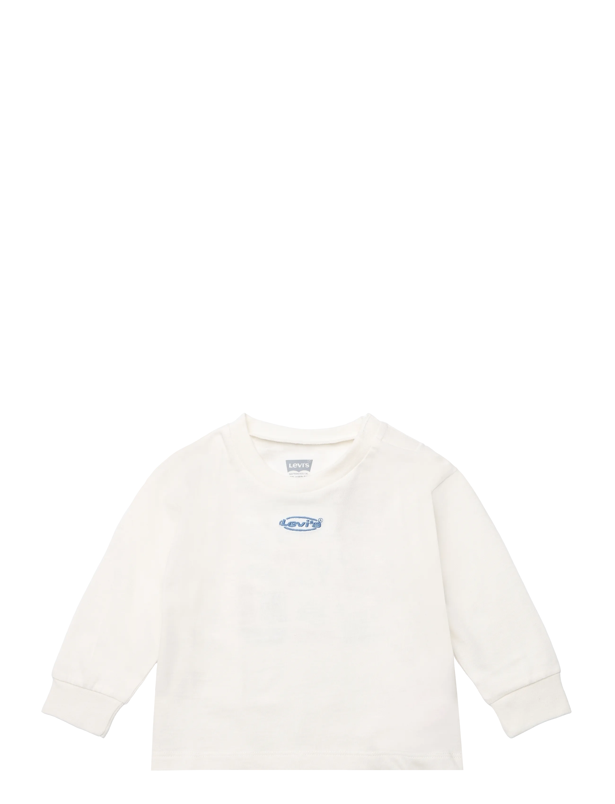 Levi's LS-L/S TEE - Back to school - LEVI'S EGRET / white