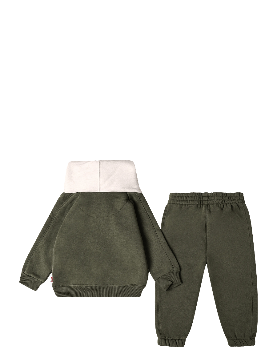 Levi's - F8-FLEECE PANT SET - sportanzüge - olive night - 1