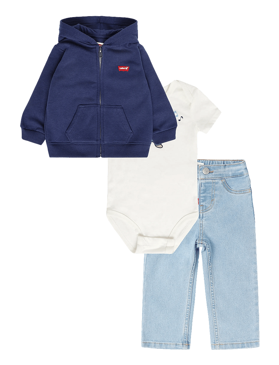 Levi's - 3P-3PC PANT SET - multipack bodies - naval academy - 0