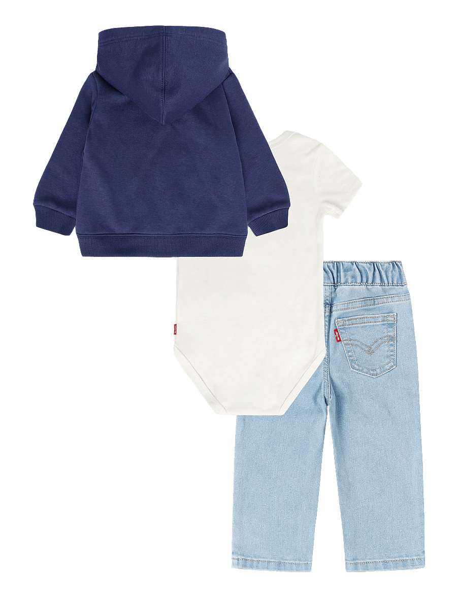 Levi's - 3P-3PC PANT SET - multipack bodies - naval academy - 1