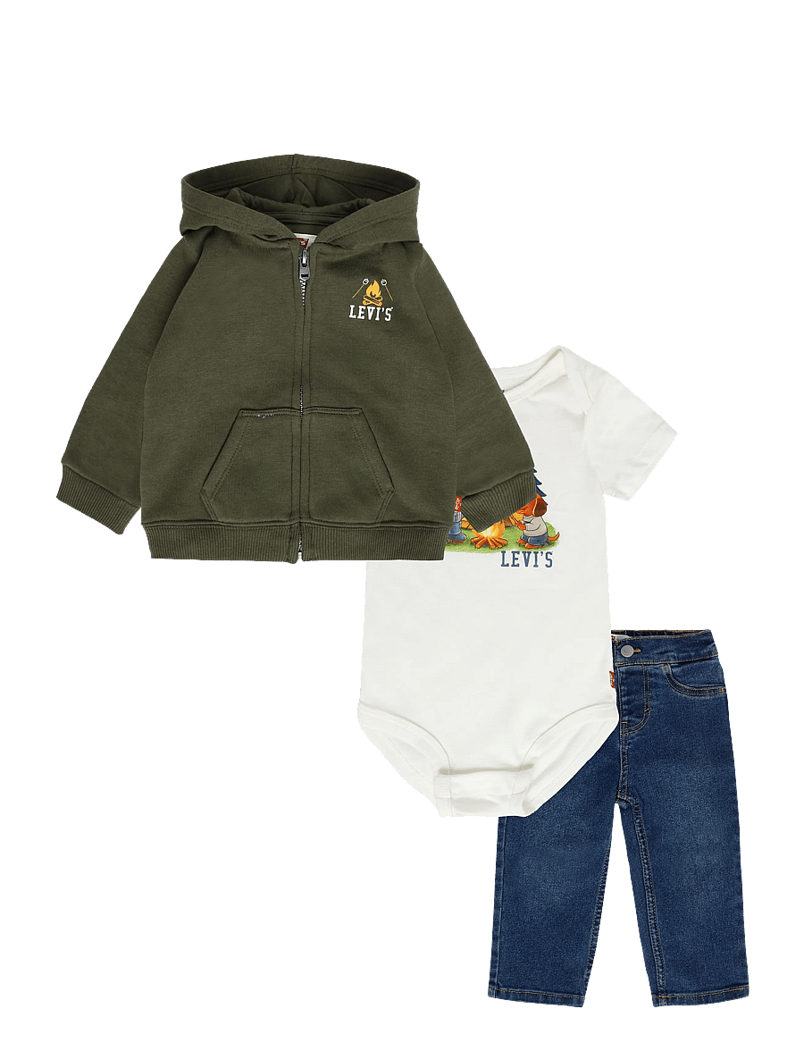 Levi's - 3P-3PC PANT SET - multipack bodies - olive night - 0