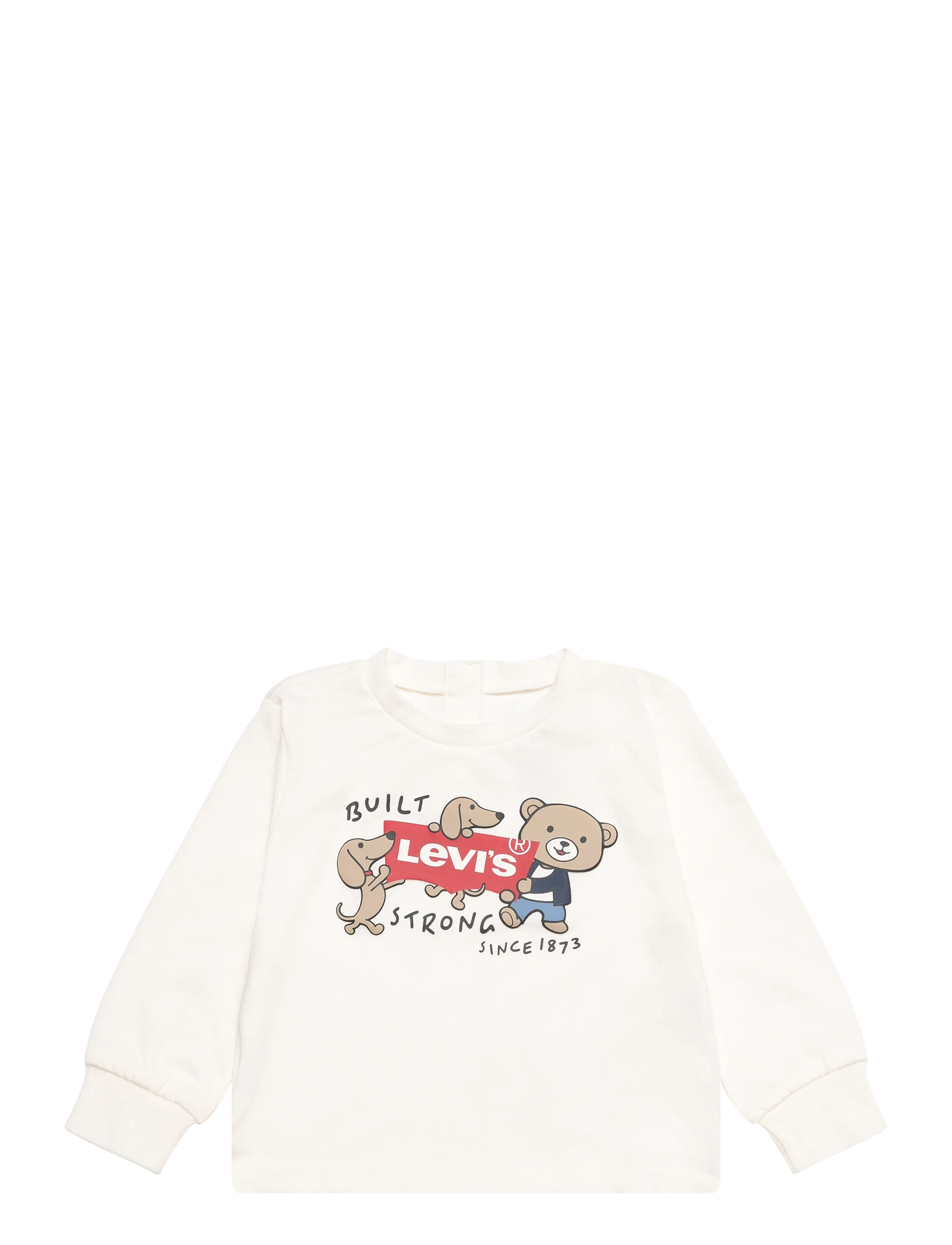 Levi's LS-L/S TEE - Kids 98-134 - LEVI'S EGRET / cream