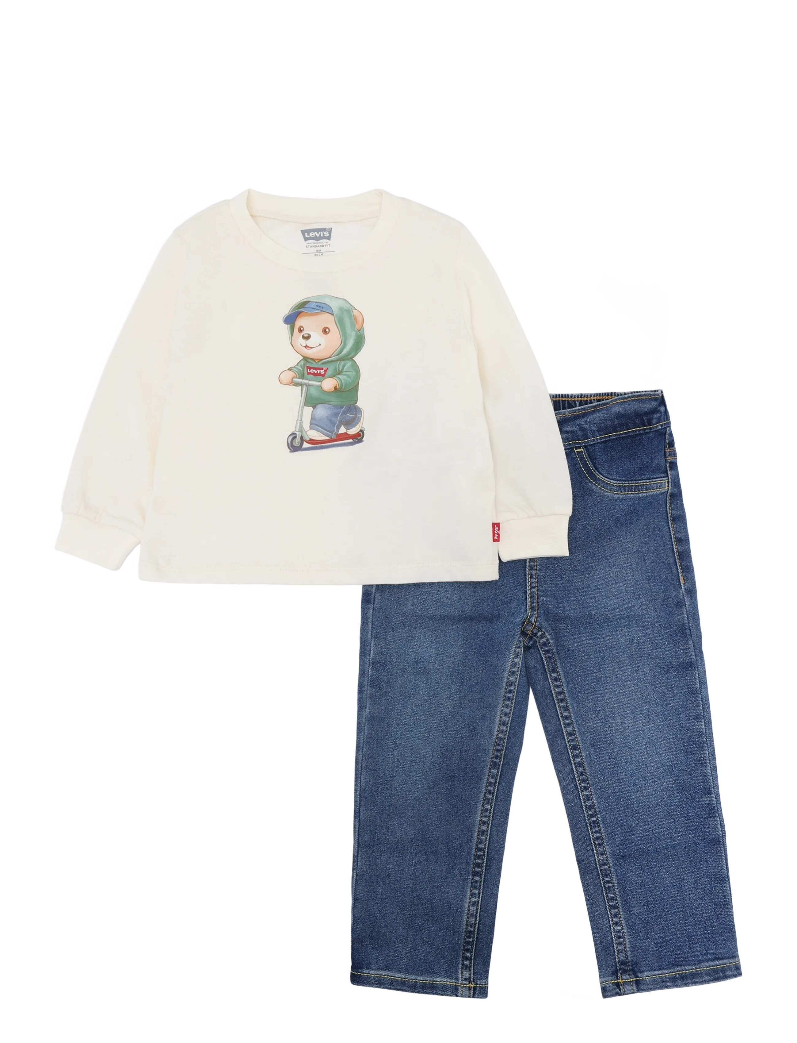 Levi's WF-WOVEN PANT SET - Sets - LEVI'S EGRET / cream