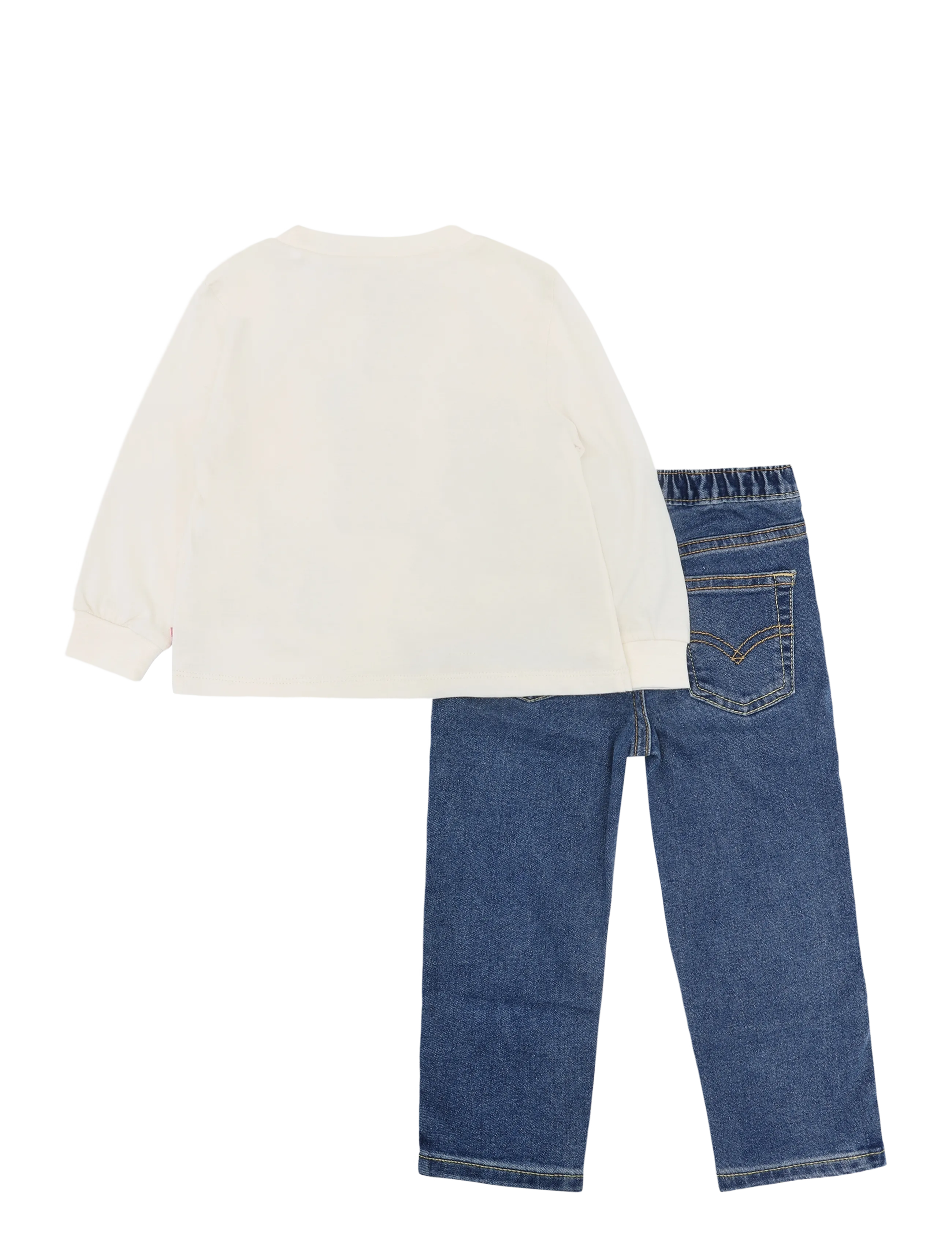 Levi's - WF-WOVEN PANT SET - sets mit langärmeligem t-shirt - levi's egret - 1
