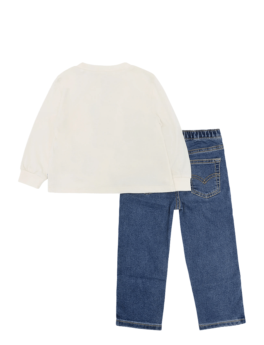 Levi's - WF-WOVEN PANT SET - sets mit langärmeligem t-shirt - levi's egret - 1