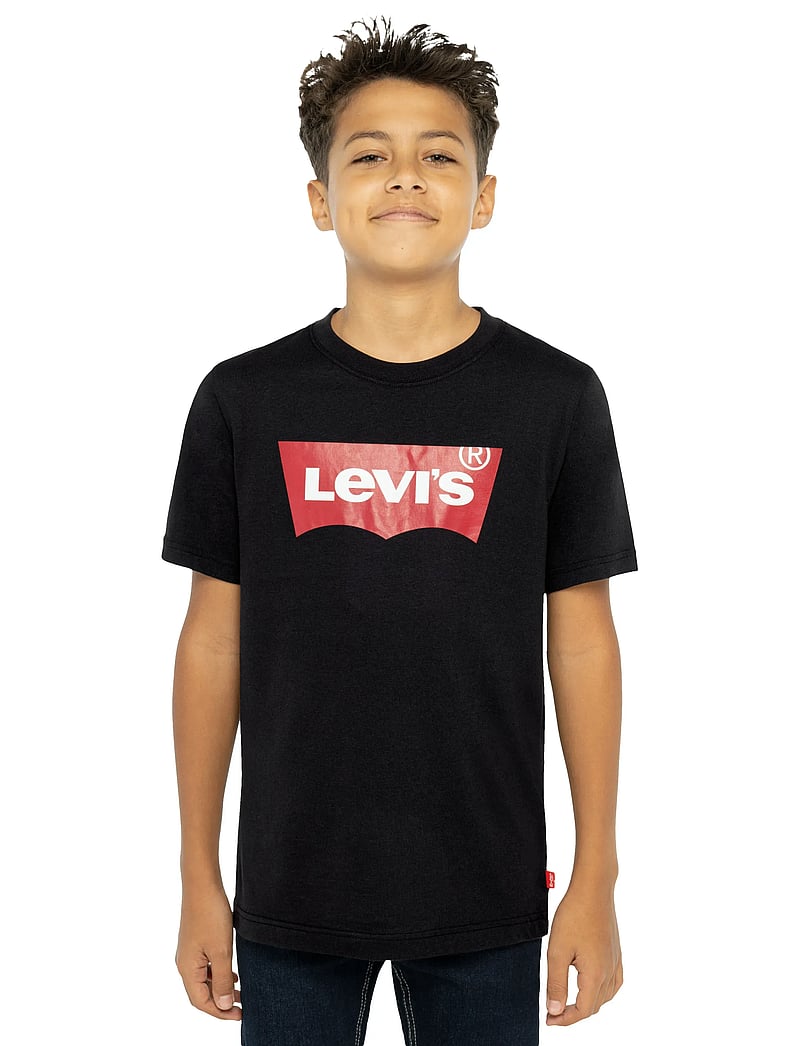 Levi's - TE-S/S TEE - kortärmade t-shirts - black - 0