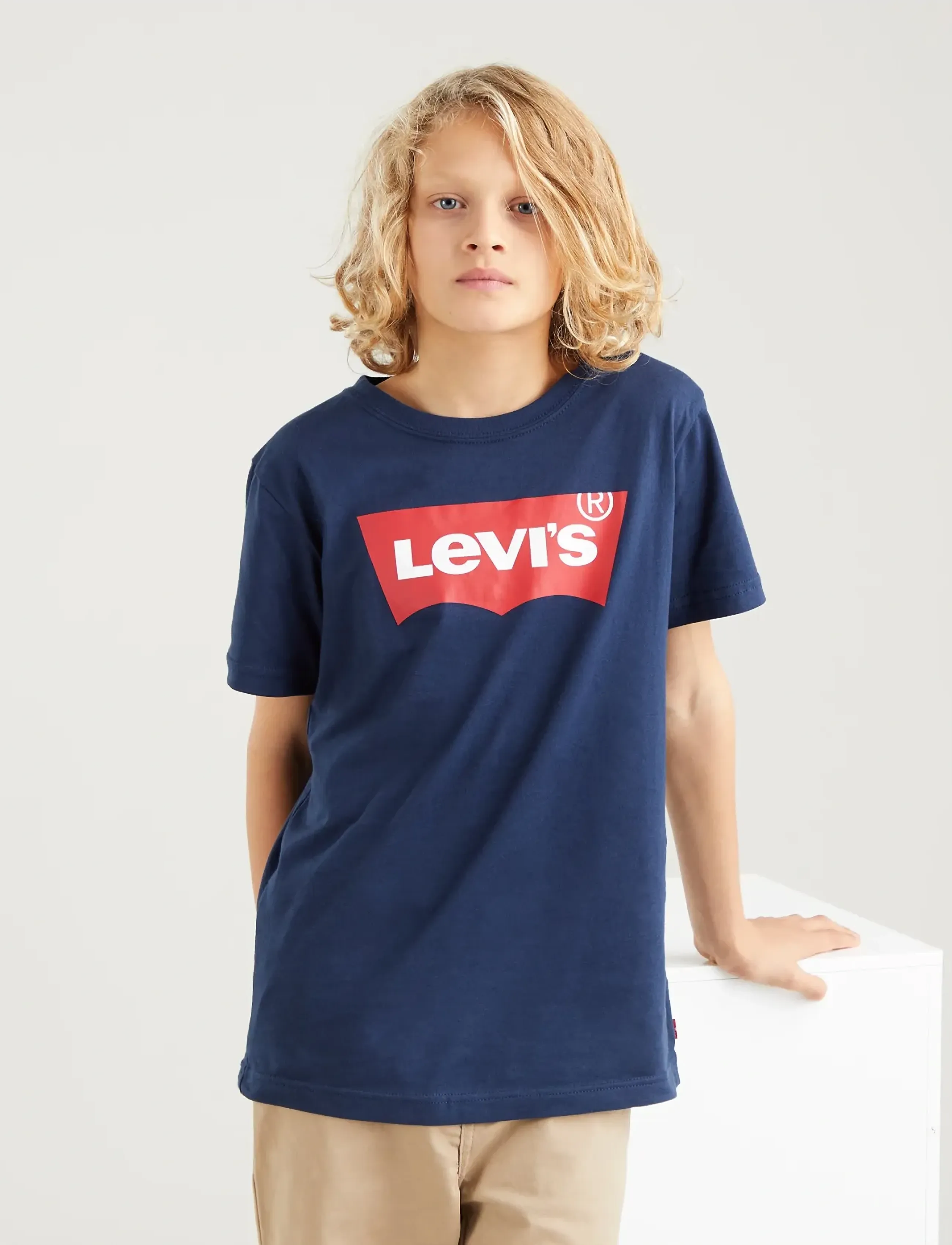 Levi's - BATWING TEE - kurzärmelige - dress blues - 0