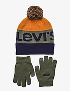 Levi's® Beanie and Gloves Set - BLUE
