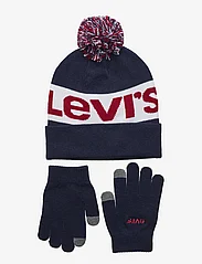 Levi's - Levi's® Beanie and Gloves Set - zemākās cenas - blue - 0