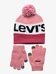 Levi's - Levi's® Beanie and Gloves Set - lägsta priserna - pink - 0