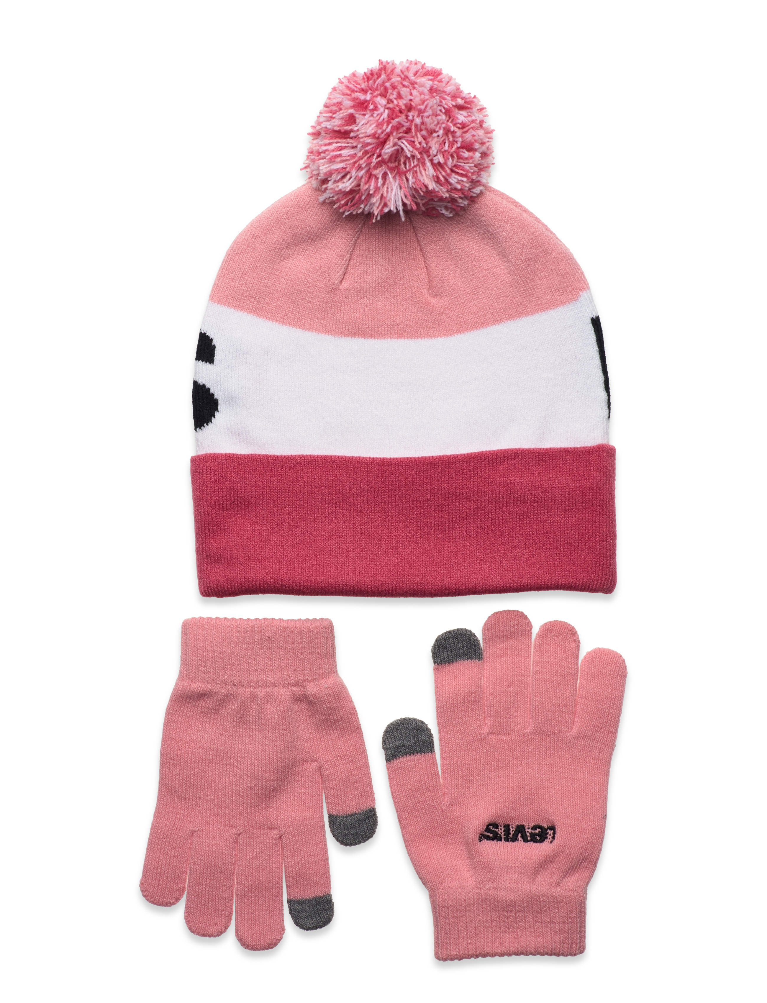 Levi's - Levi's® Beanie and Gloves Set - pink - 1