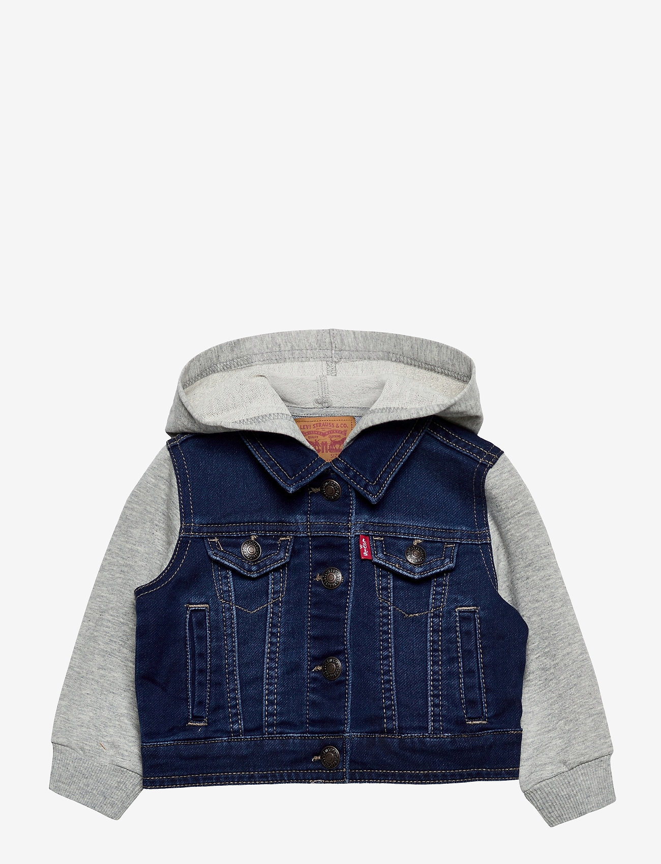 Levi's - Levi's® Hooded Trucker Jacket - spring jackets - indigo dusk - 0