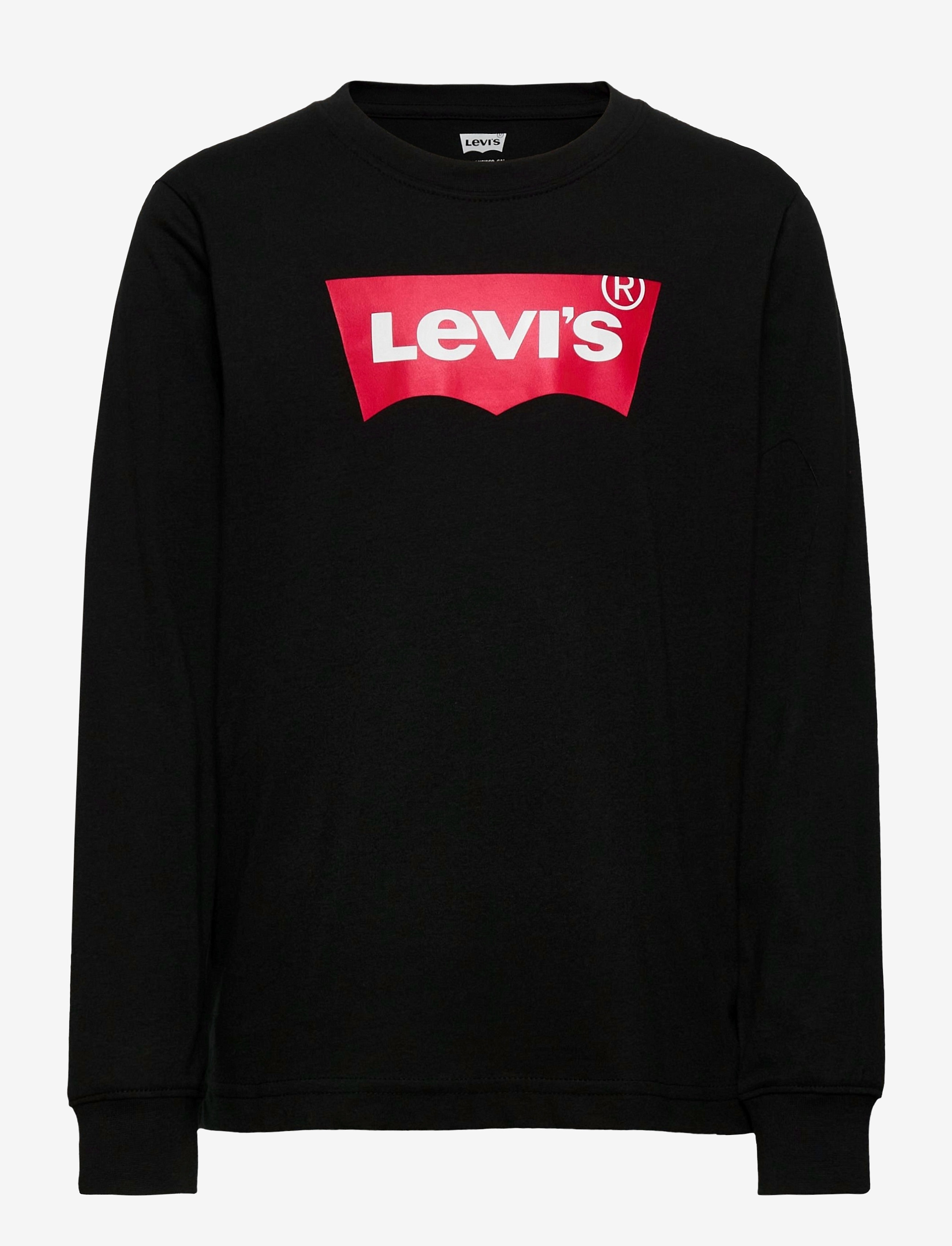 Levi's Batwing Long Sleeve Tee, 104, T-shirts, Schwarz - Long-sleeved Kinder