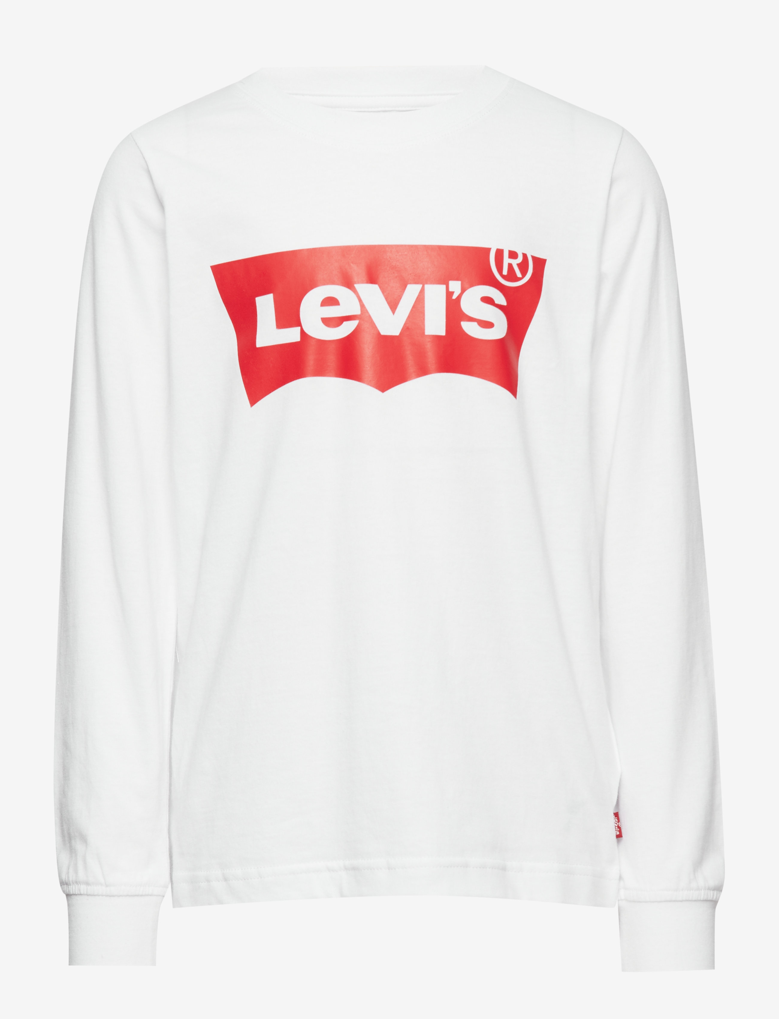 Levi's Batwing Long Sleeve Tee, 116, T-shirts, Weiß - Long-sleeved Kinder