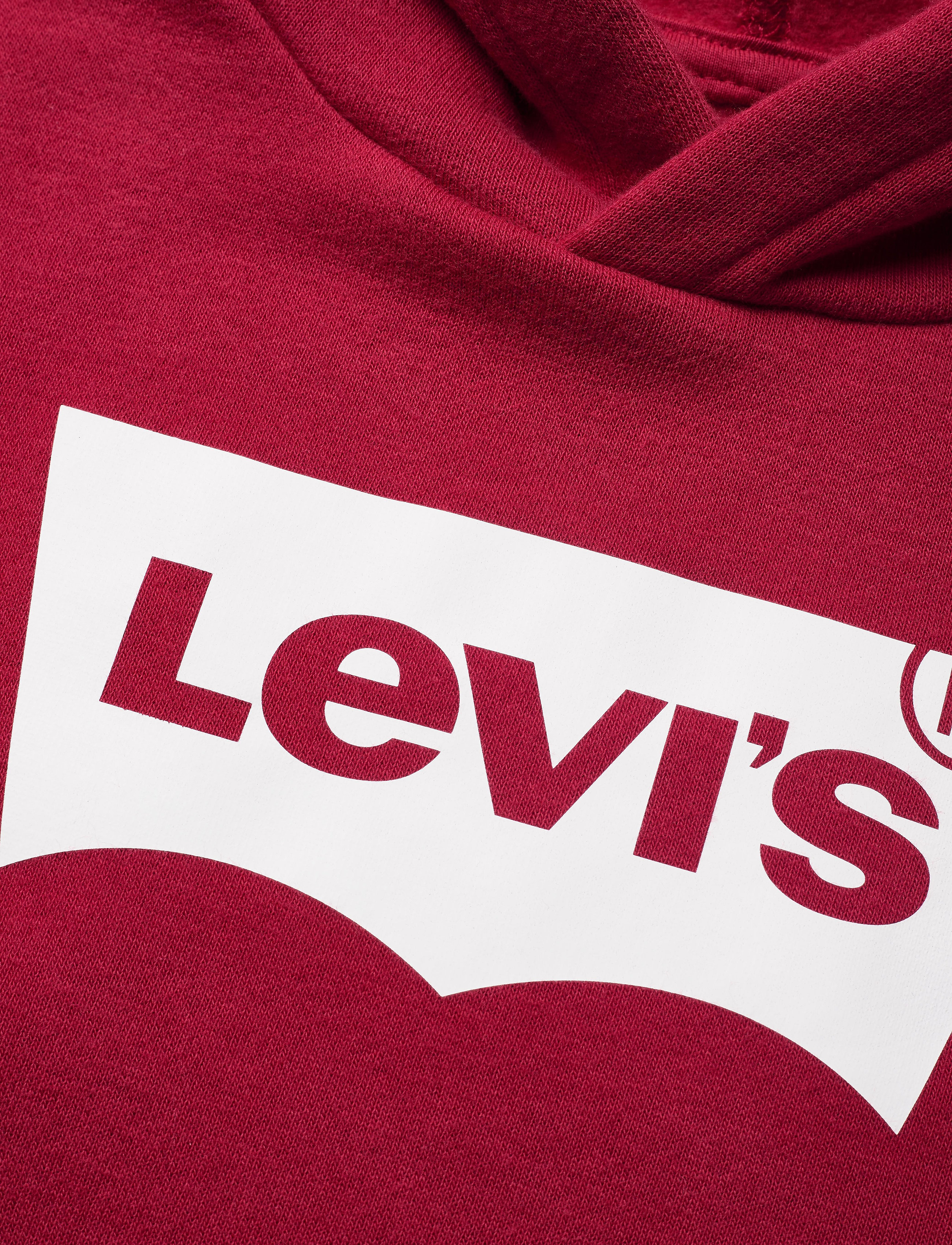 Levi's - Levi's® Screenprint Batwing Pullover Hoodie - hættetrøjer - levis red/ white - 2