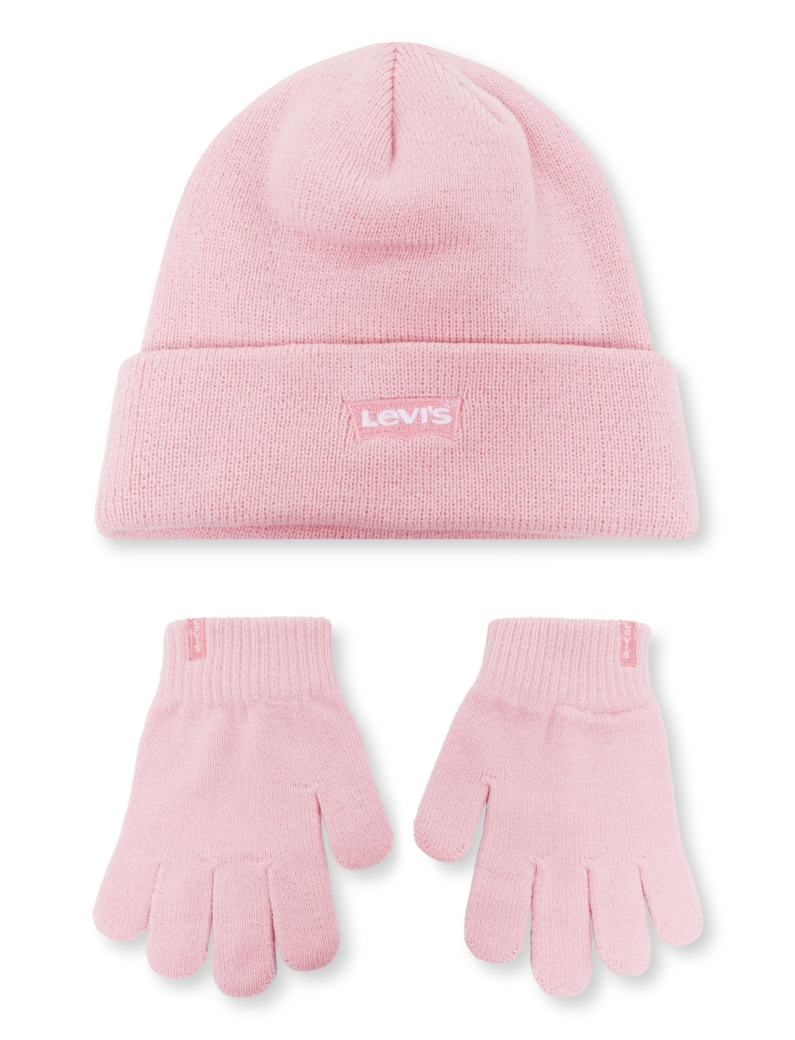 Levi's BH-BEANIE SETS - Kids 98-134 - CRYSTAL ROSE / pink/rose