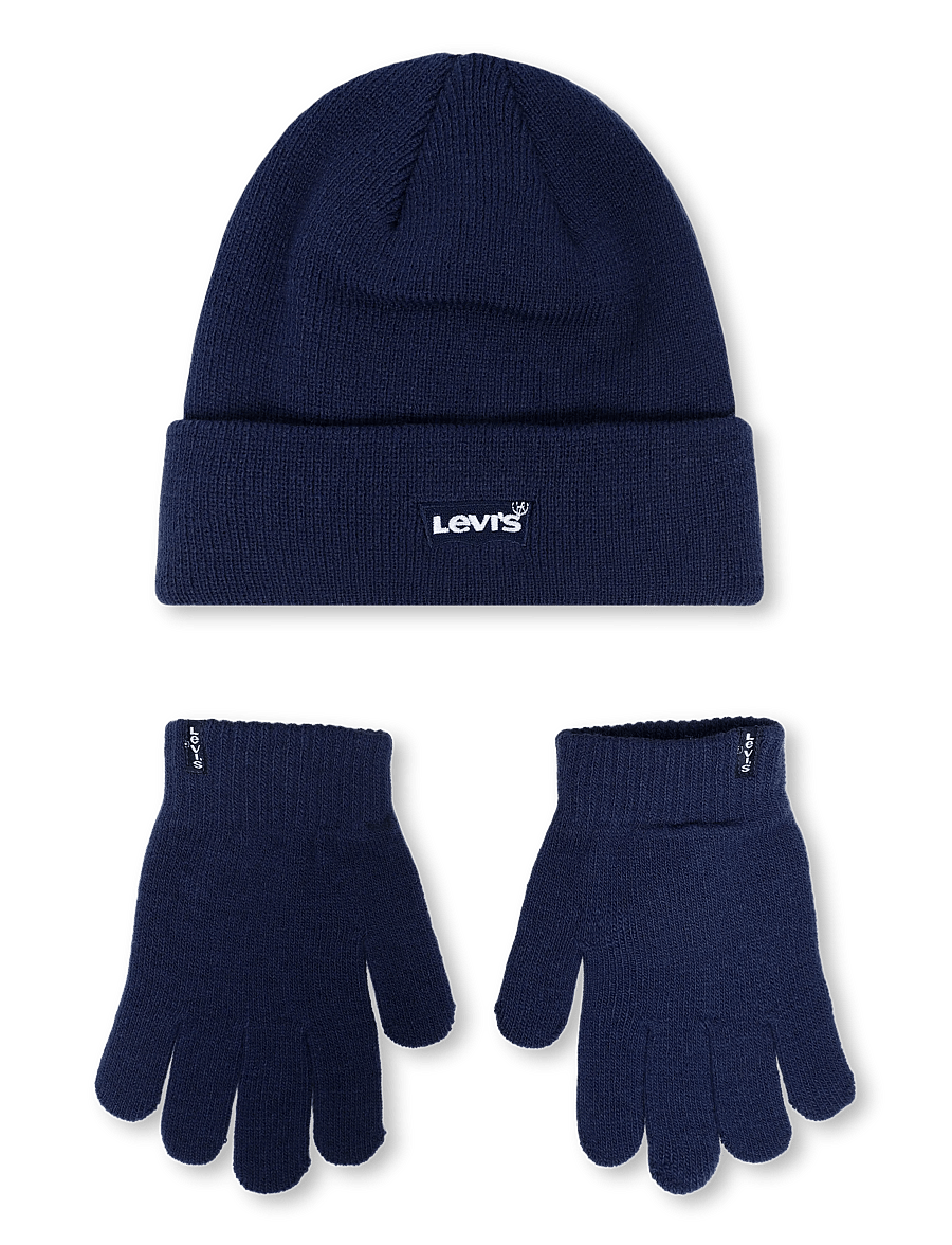 Levi's - BH-BEANIE SETS - handskar - dress blues - 0