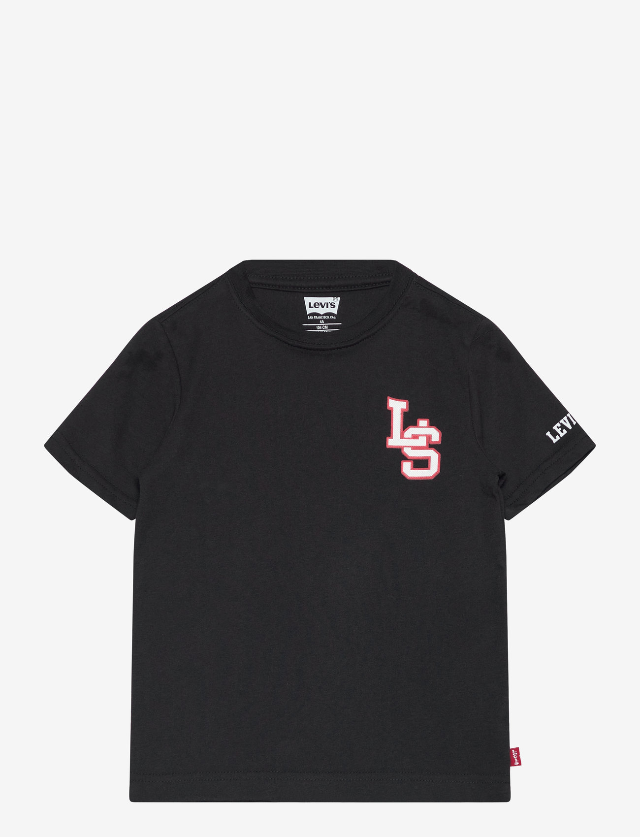 Levi's - TE-S/S TEE - kortärmade t-shirts - jet black - 0