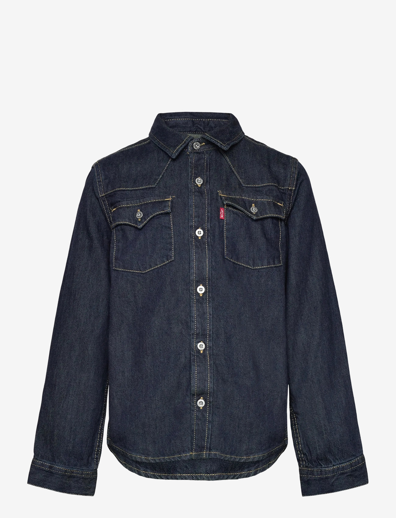 Levi's - LW-L/S WOVEN TOP - langærmede skjorter - dark hollow - 0