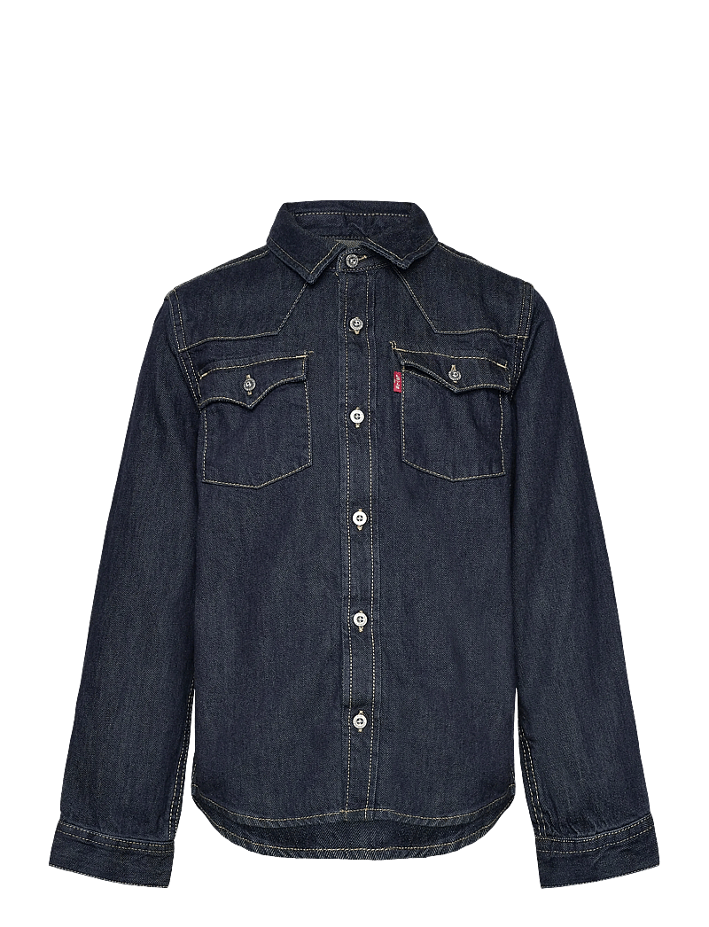 Levi's - LW-L/S WOVEN TOP - langærmede skjorter - dark hollow - 0