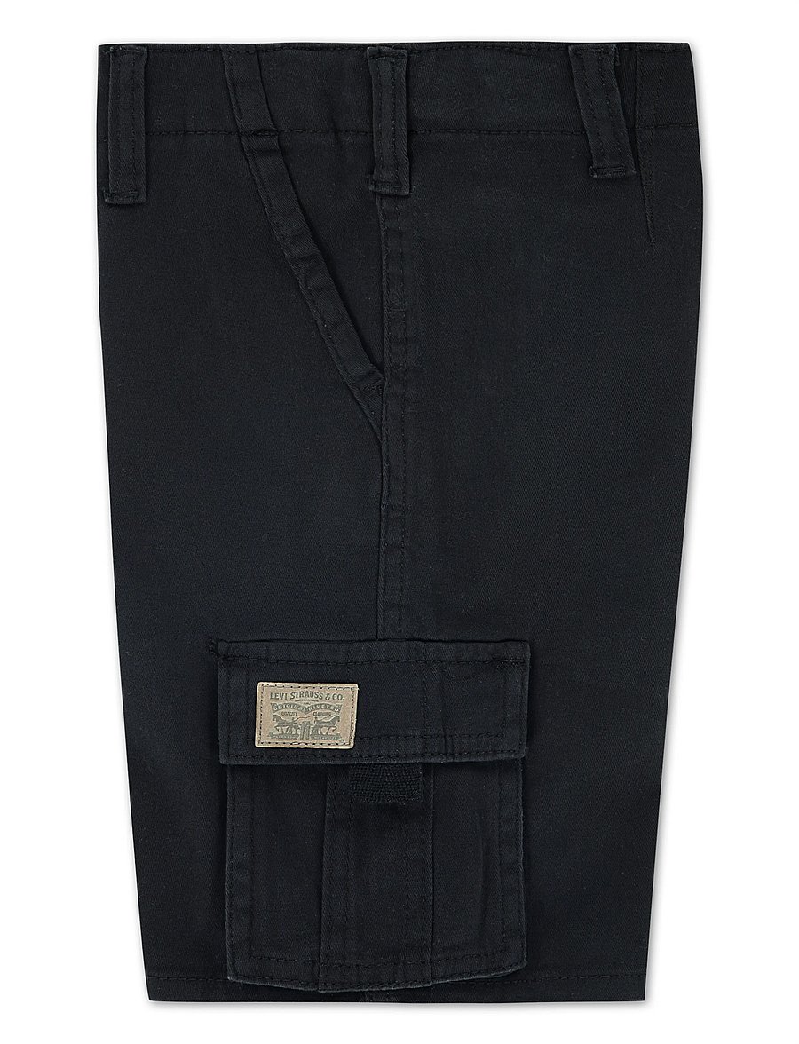 Levi's - NO-NON DENIM SHORTS - cargo shorts - jet black - 4